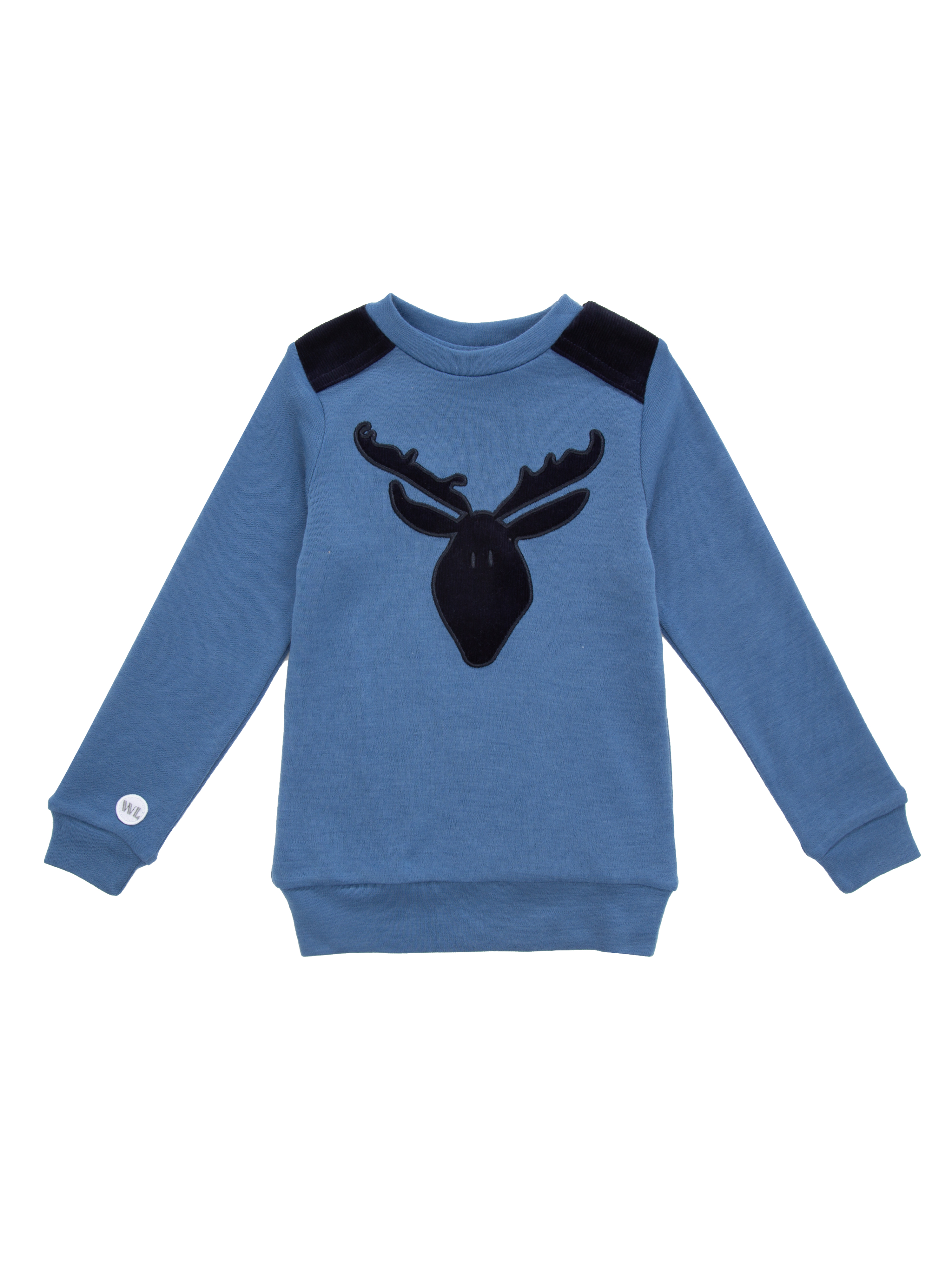 Bergen Merino Top 2-3 Y/O Blue