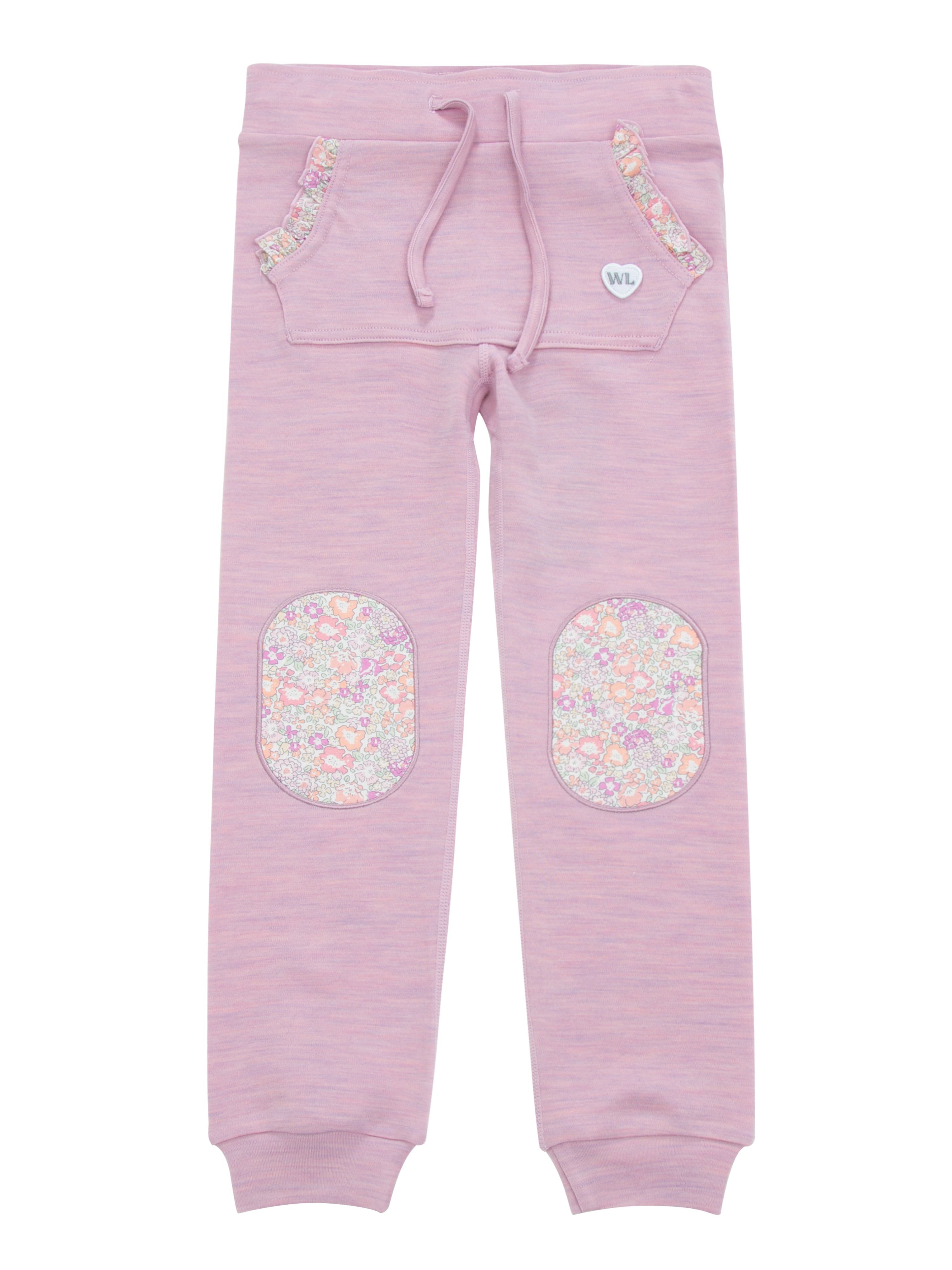 Bergen Merino Pants Light Pink Melange