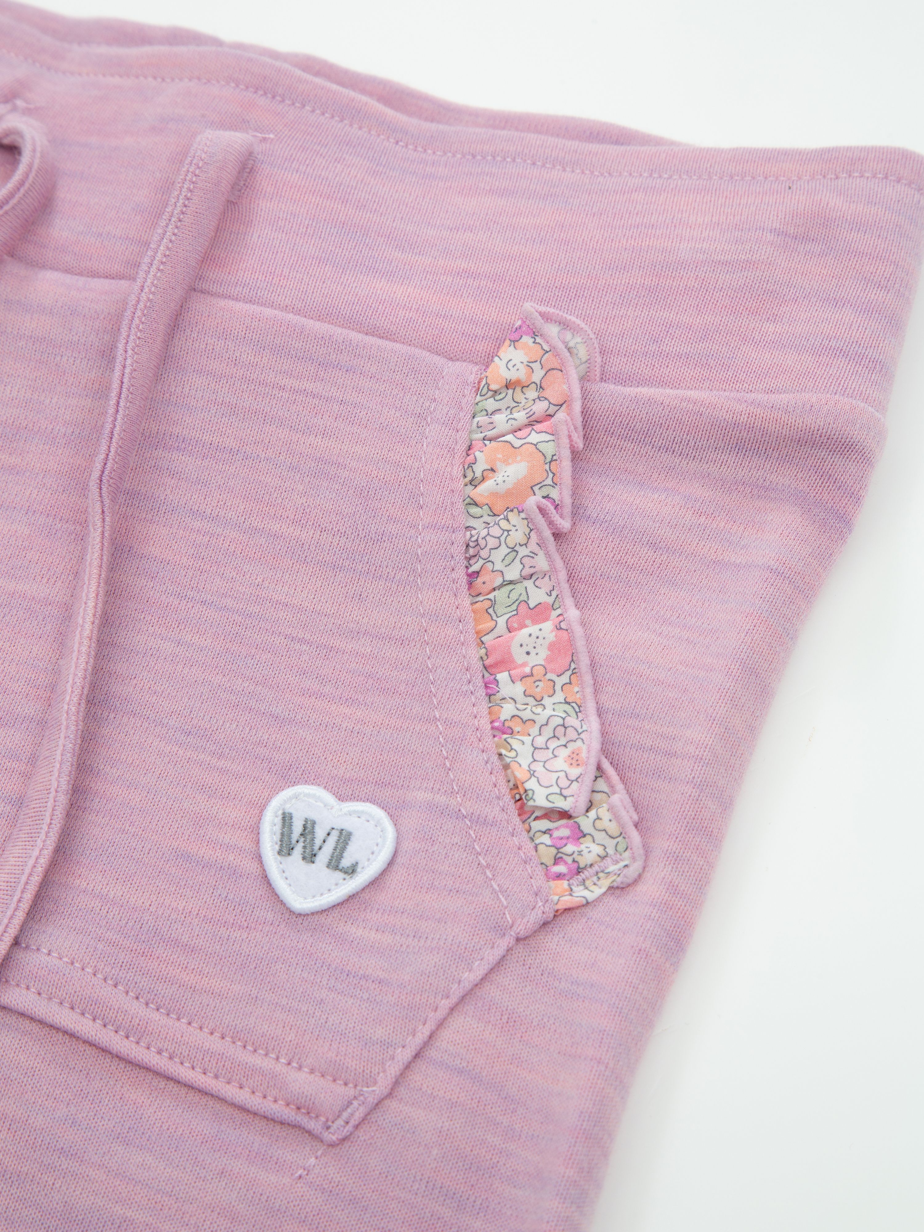 Bergen Merino Pants Light Pink Melange