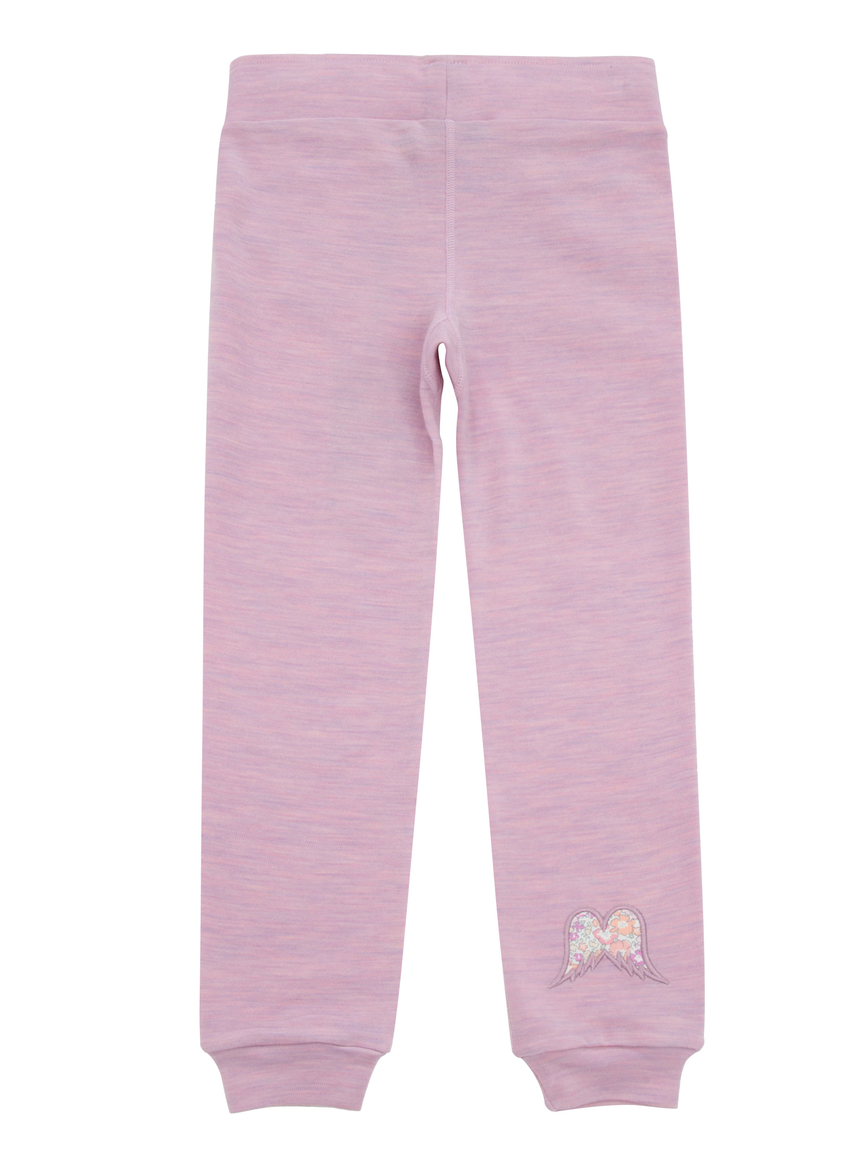 Bergen Merino Pants Light Pink Melange