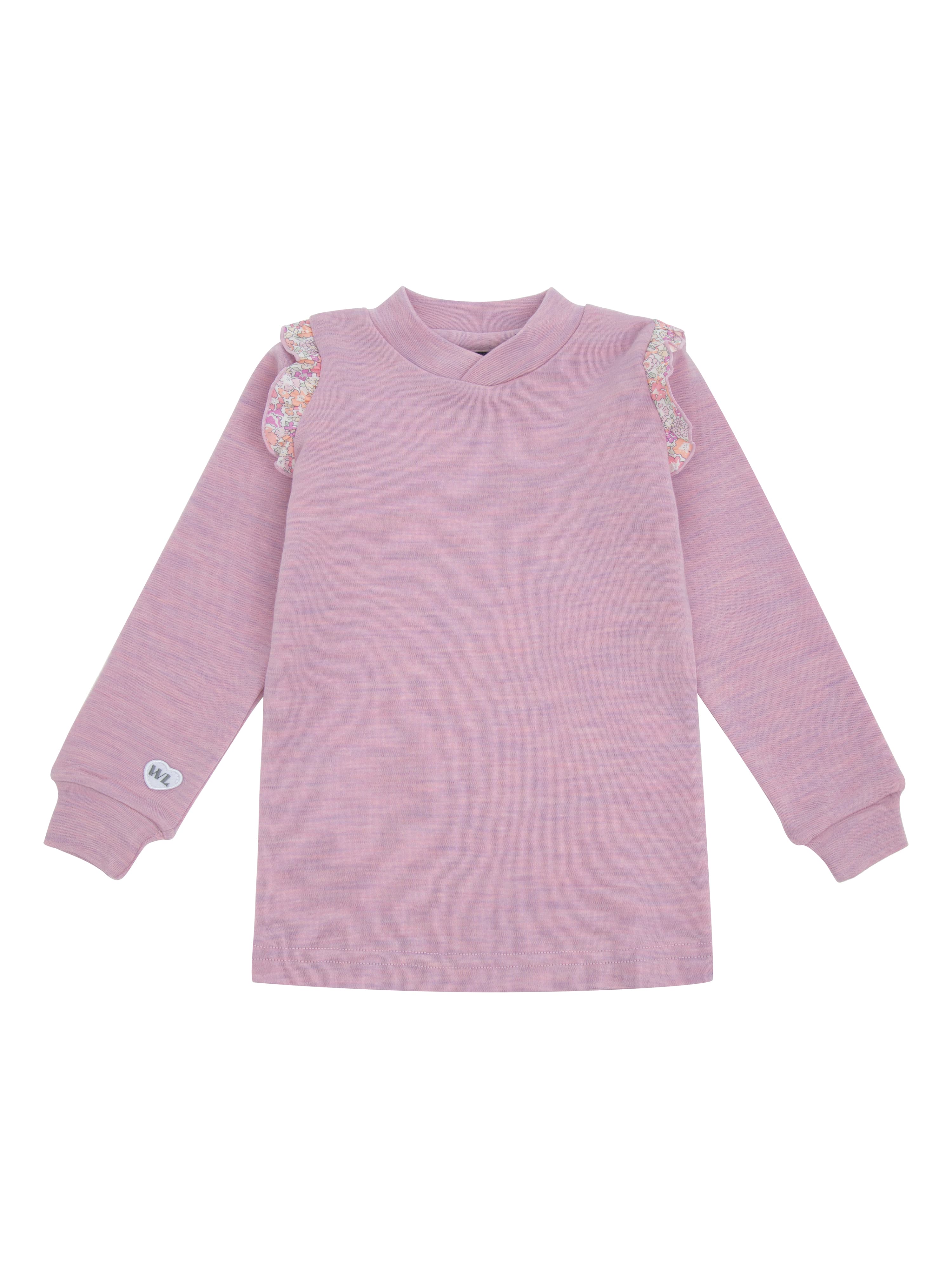 Bergen baby girl top Light Pink Melange