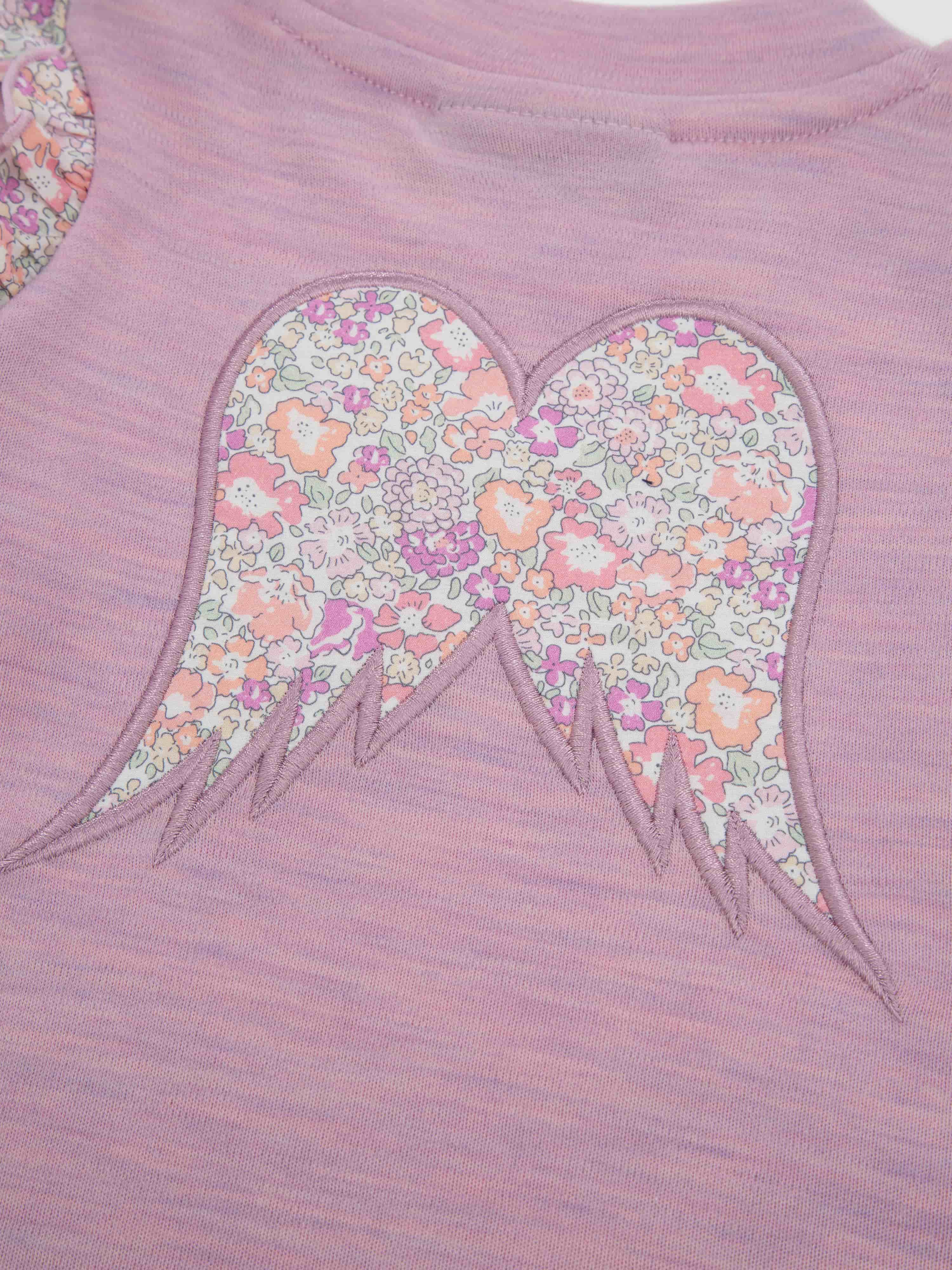 Bergen baby girl top Light Pink Melange