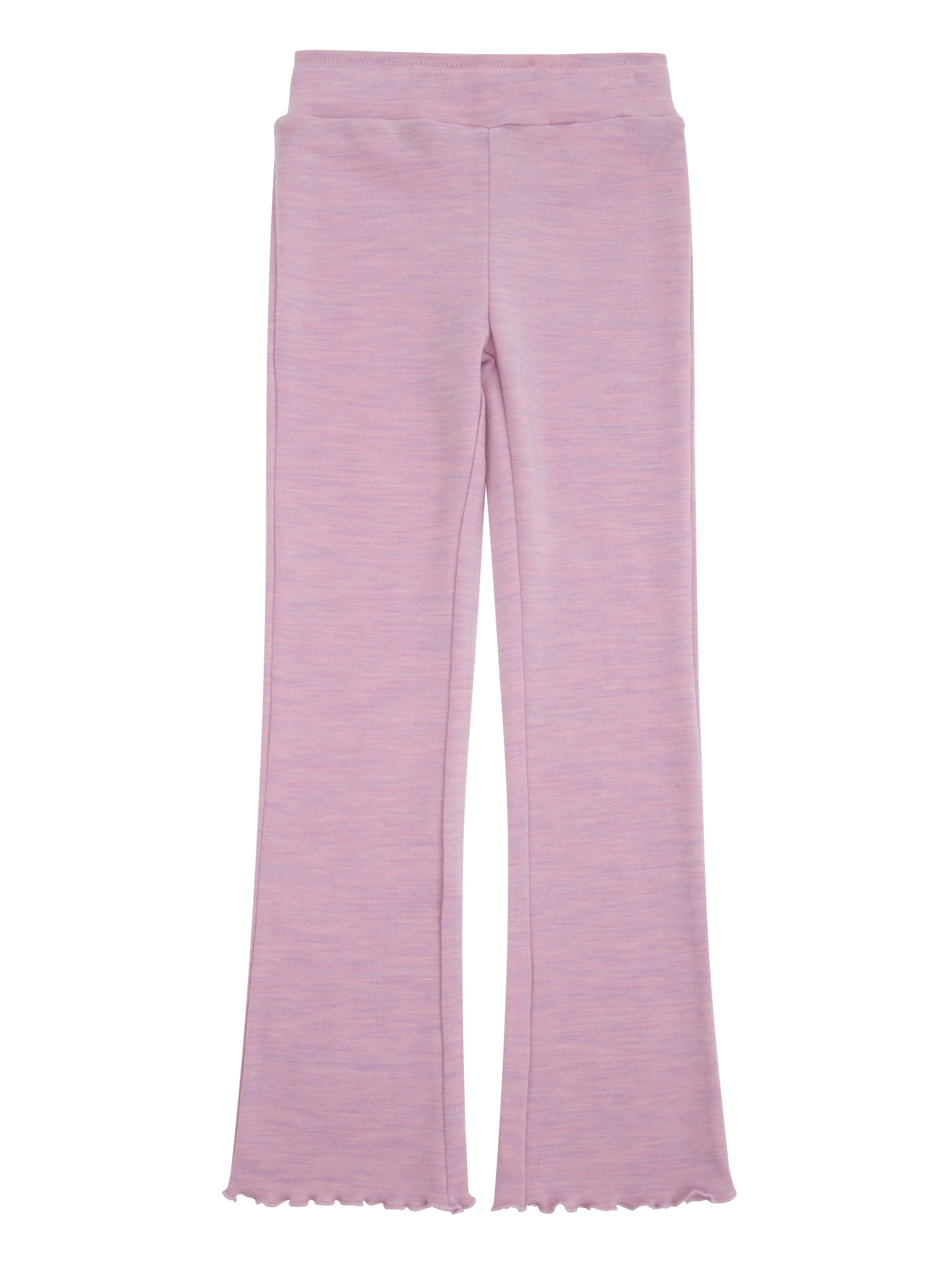 Eidsfjord Merino Ullbukse  Light Pink Melange