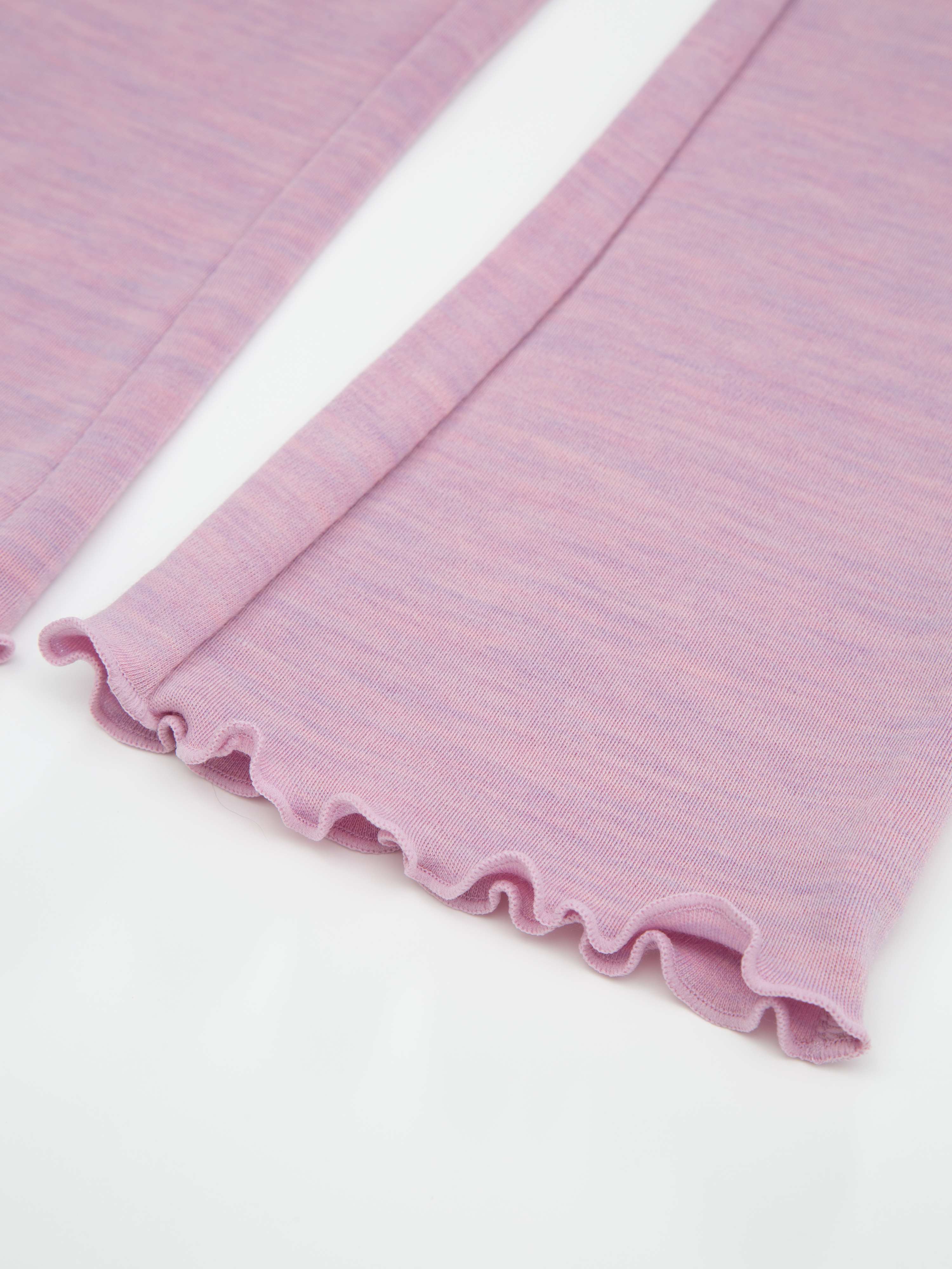 Eidsfjord Merino Ullbukse  Light Pink Melange