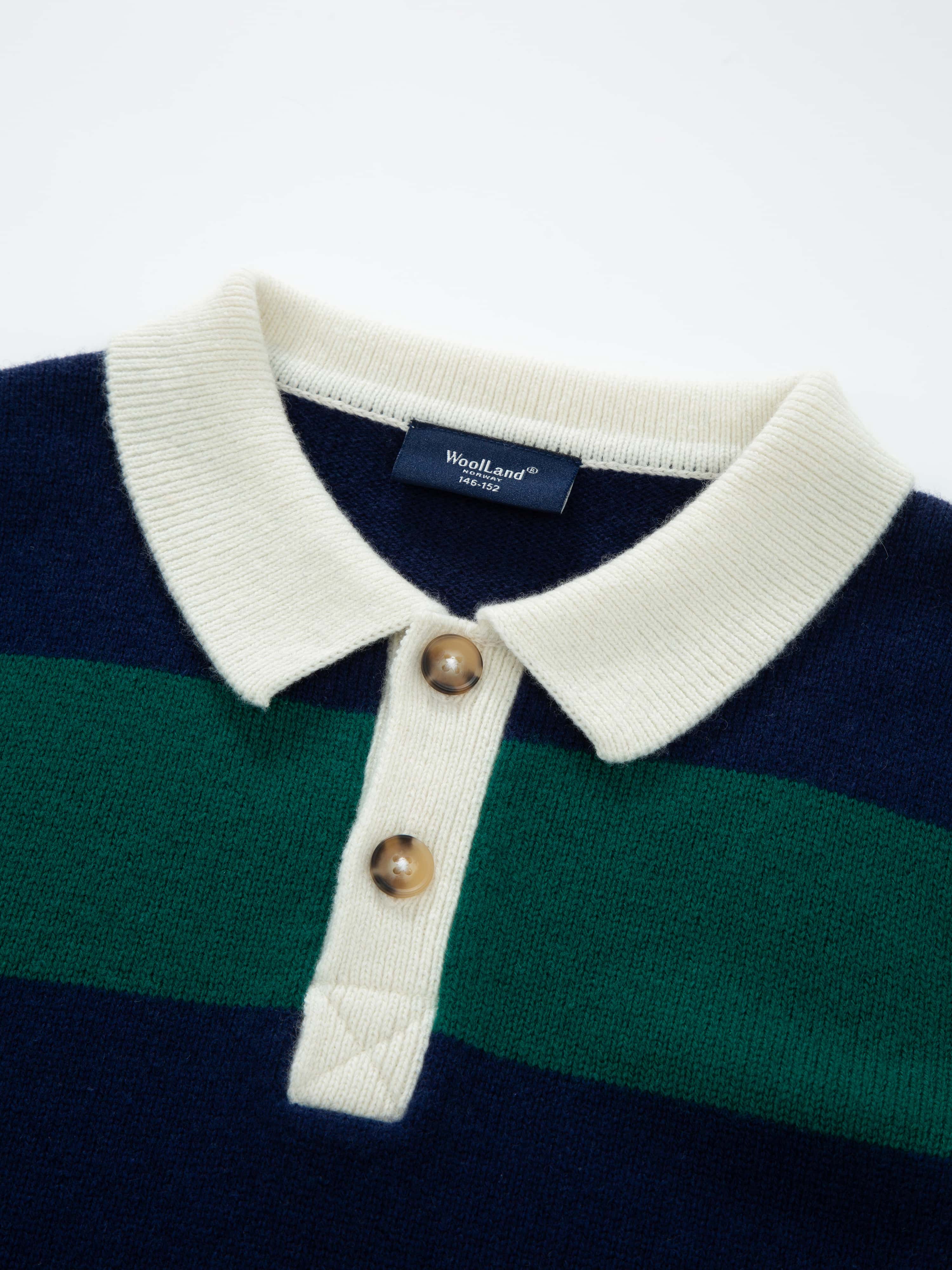 Eidsvoll Knitted Sweater  Blue