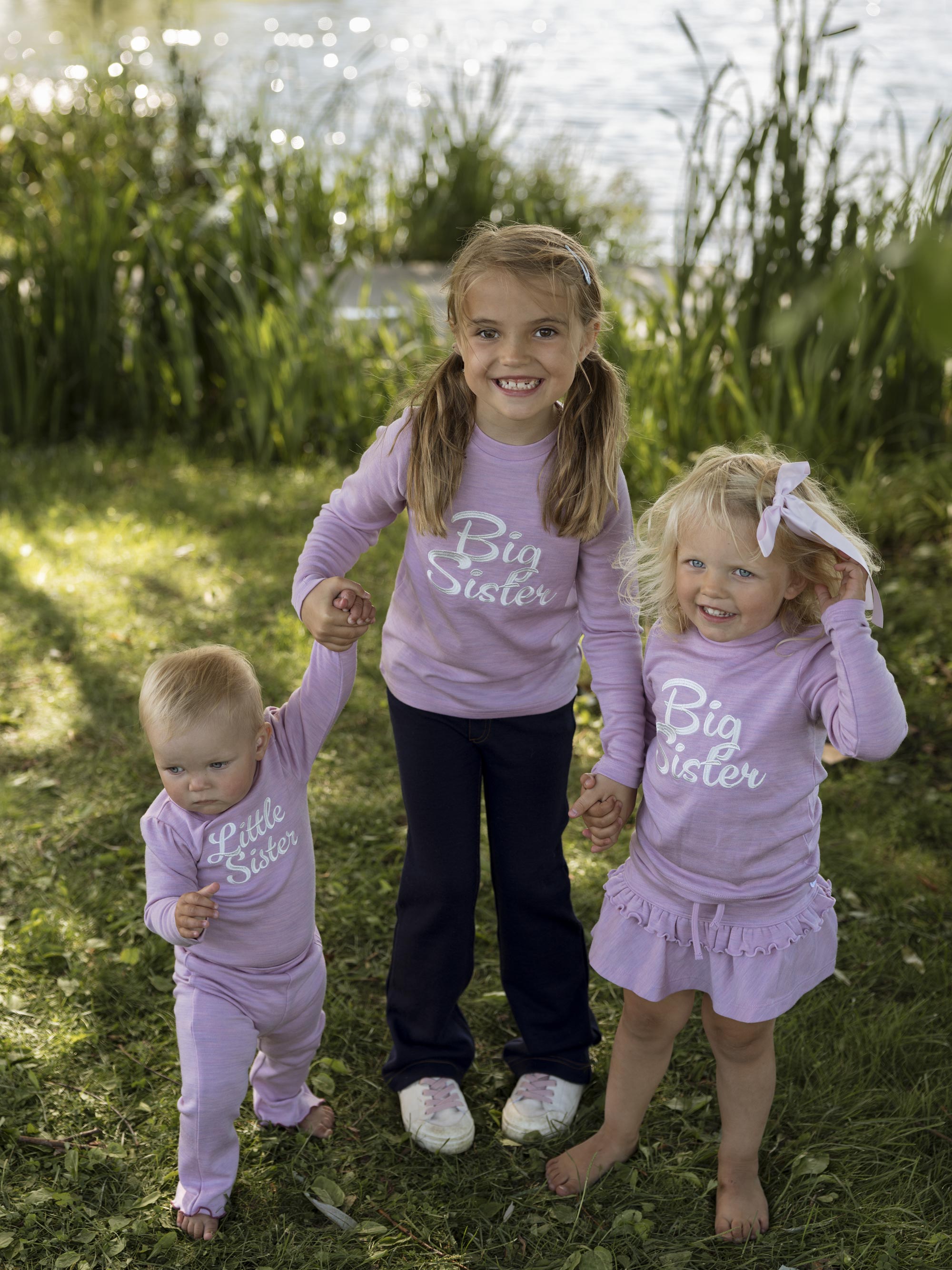 Fjærland Wool Sweater  Light Pink Melange