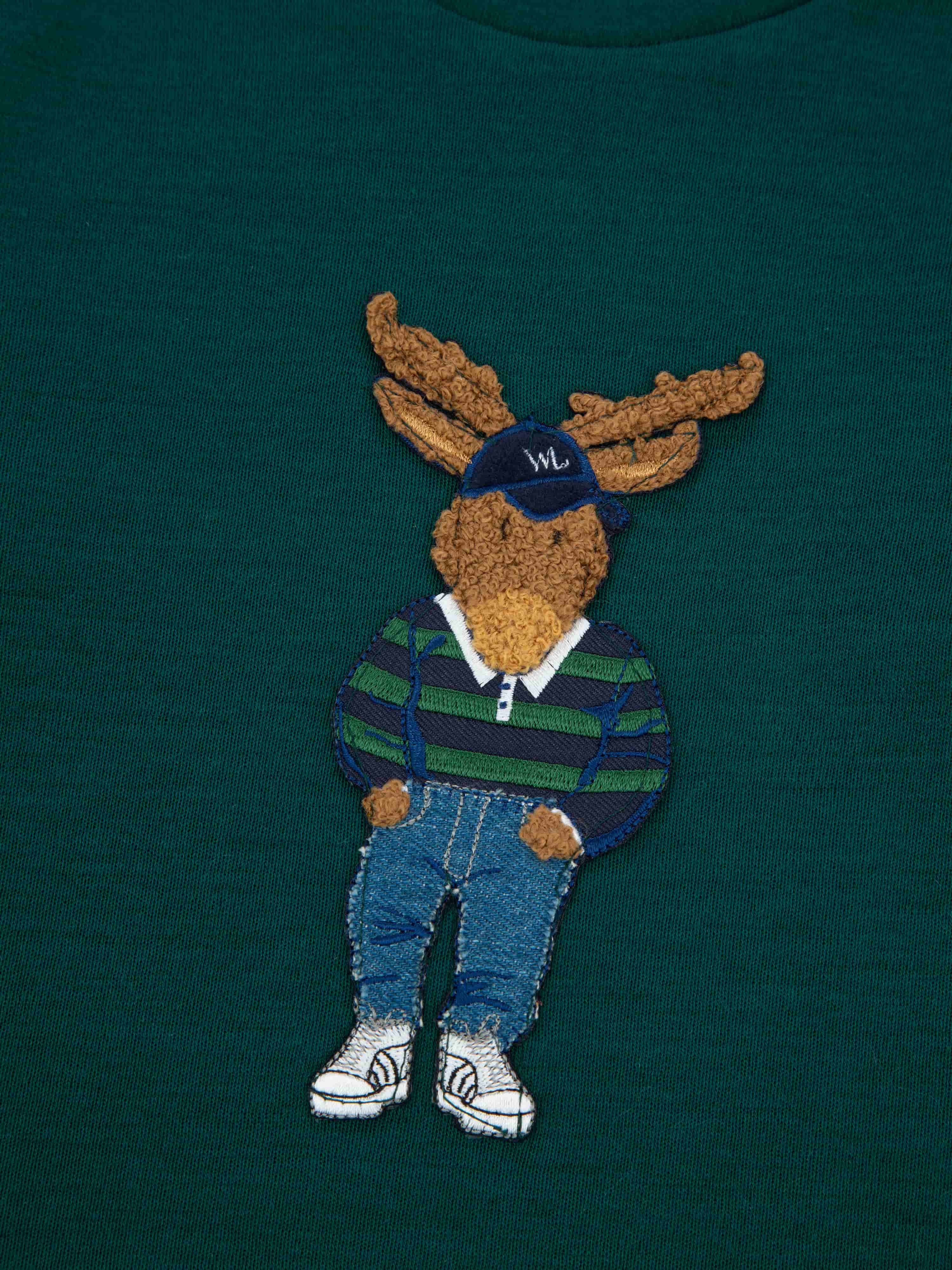 Harpefossen Merino Sweater Pine Green