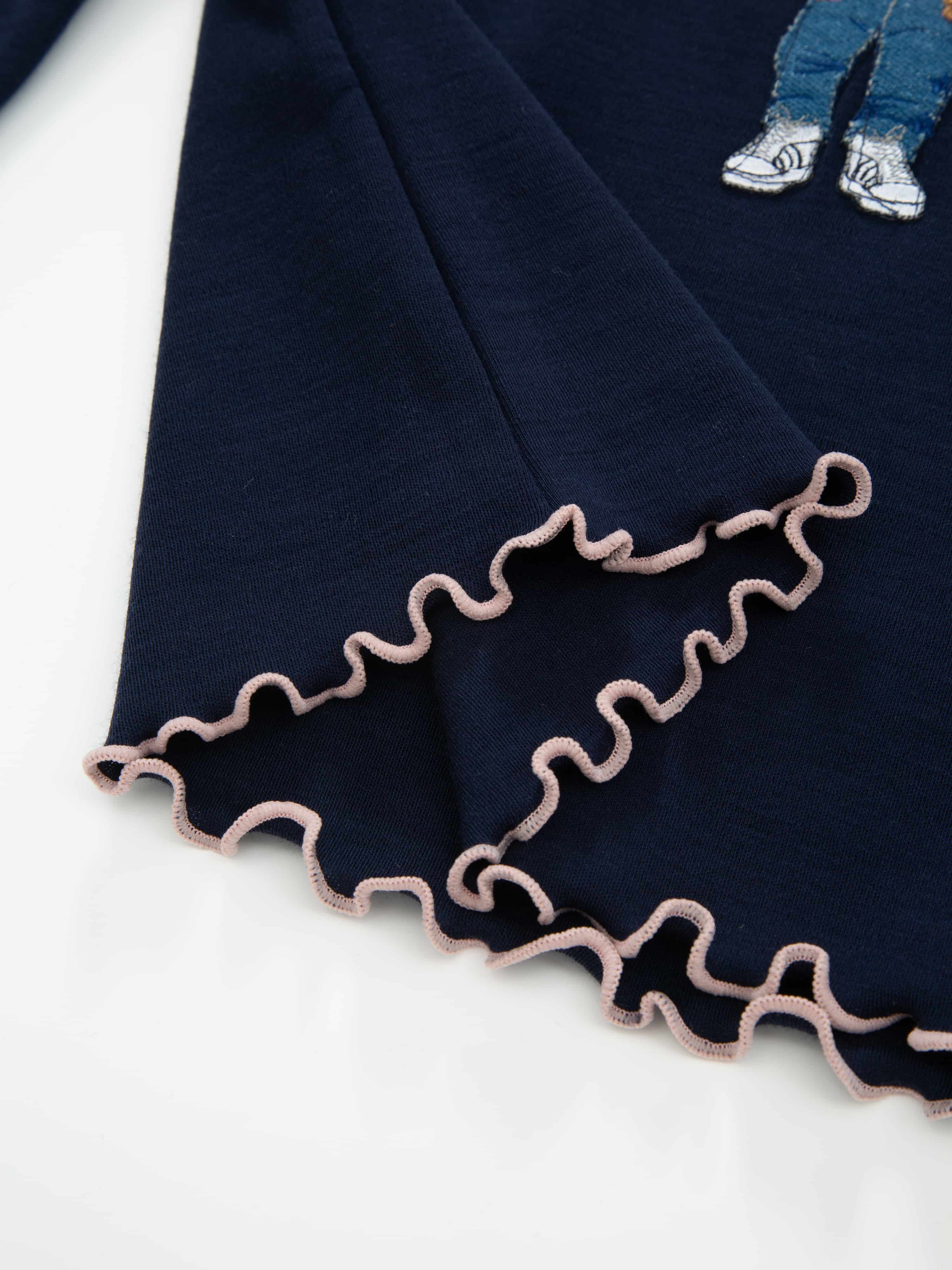 Harpefossen Ullgenser 2-3 år Blue Ink