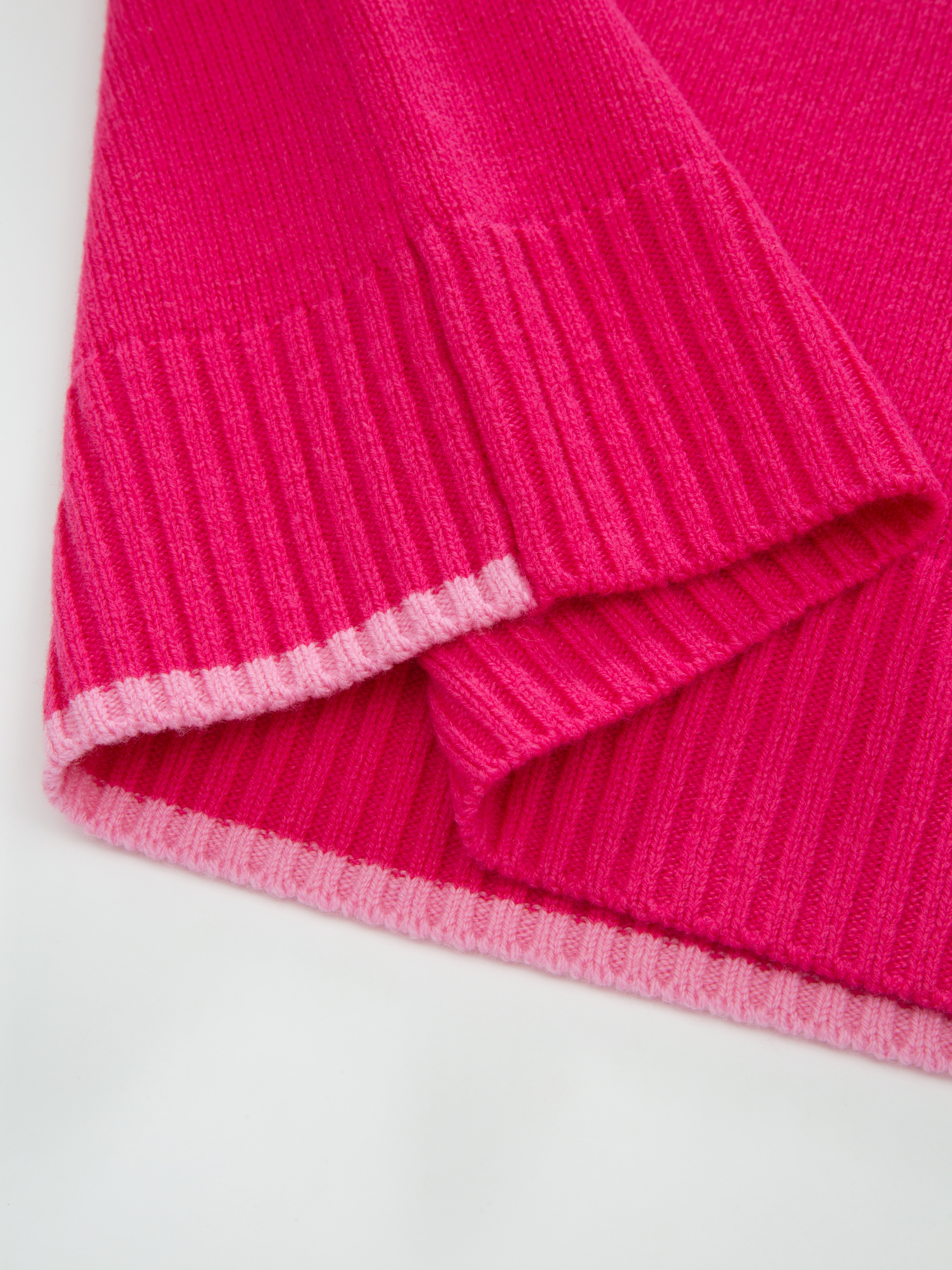 Jostedal Half-zip Ullgenser  Hot Pink
