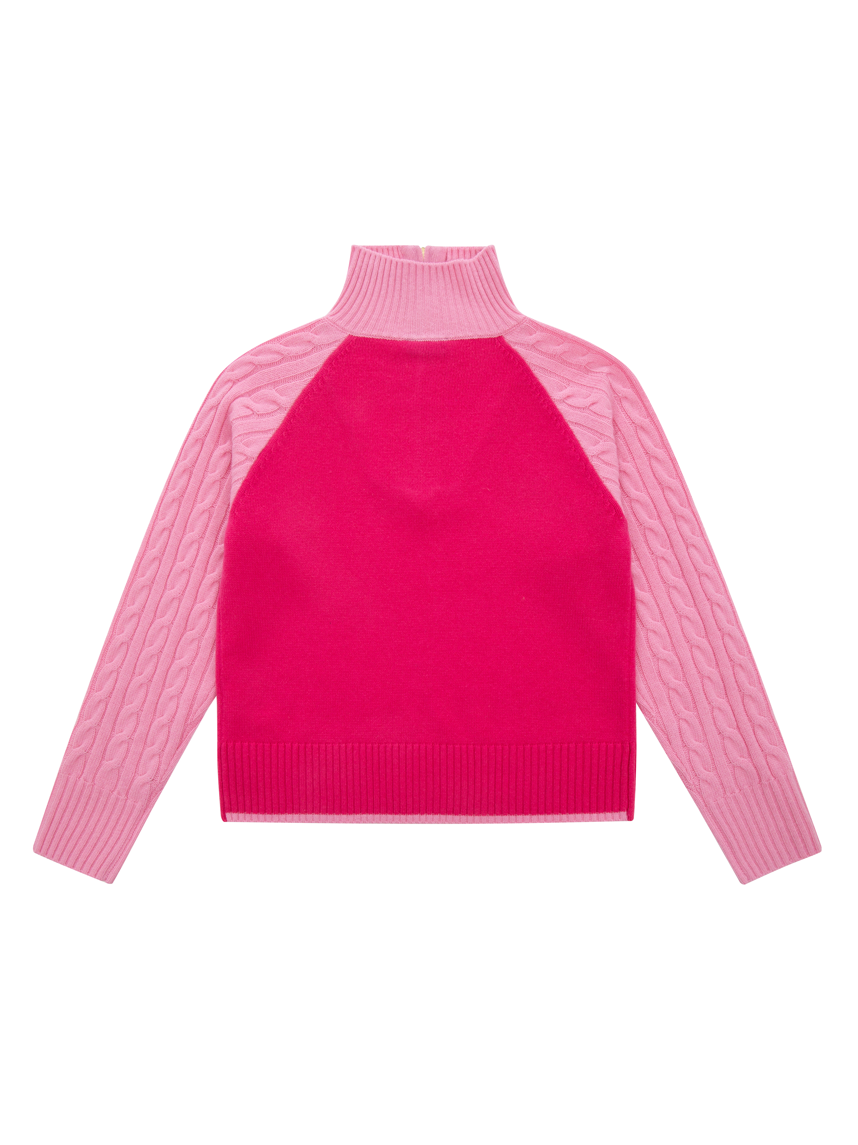 Jostedal Half-zip Ullgenser  Hot Pink