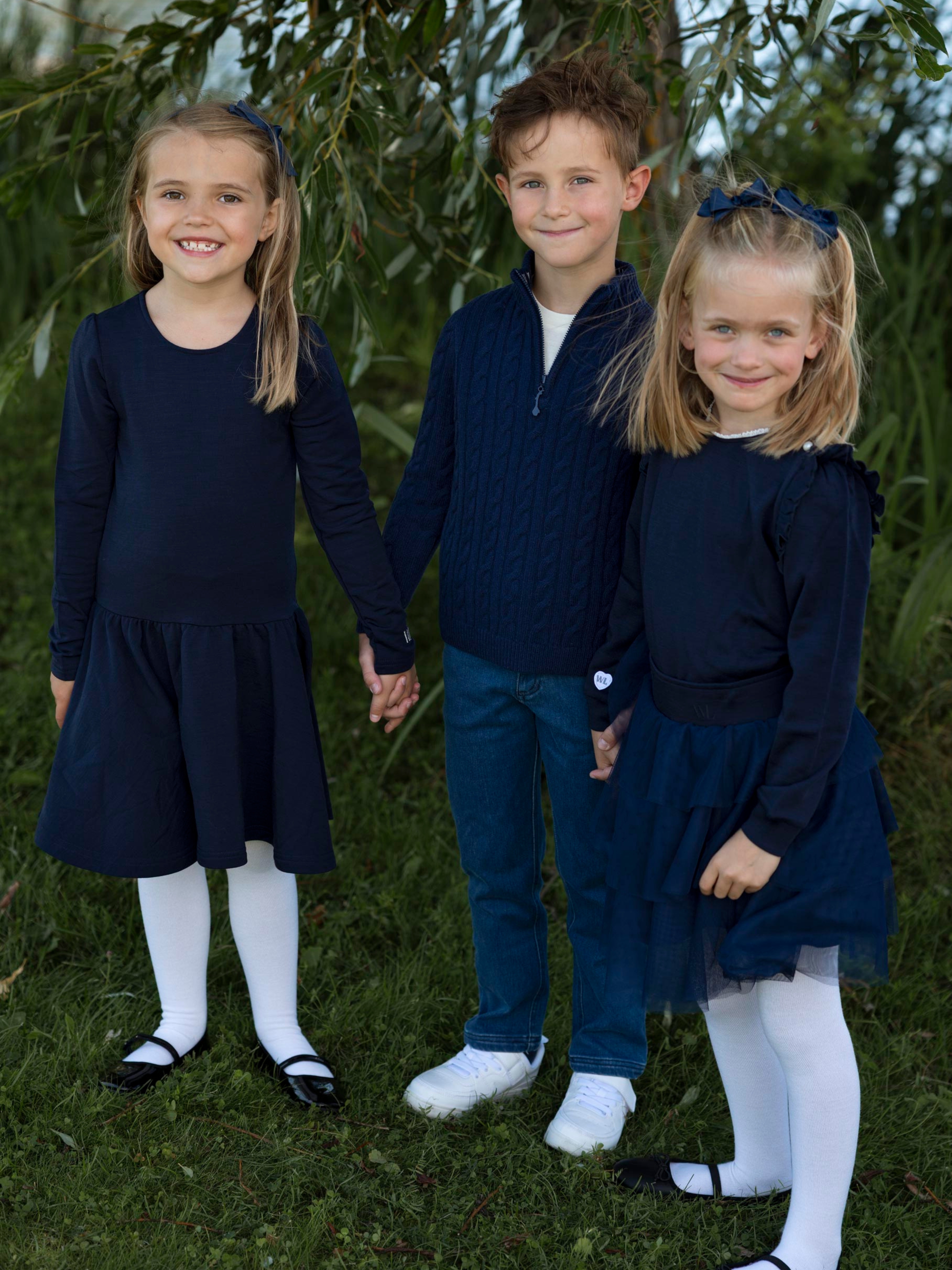 Bergen Merino Top  Blue