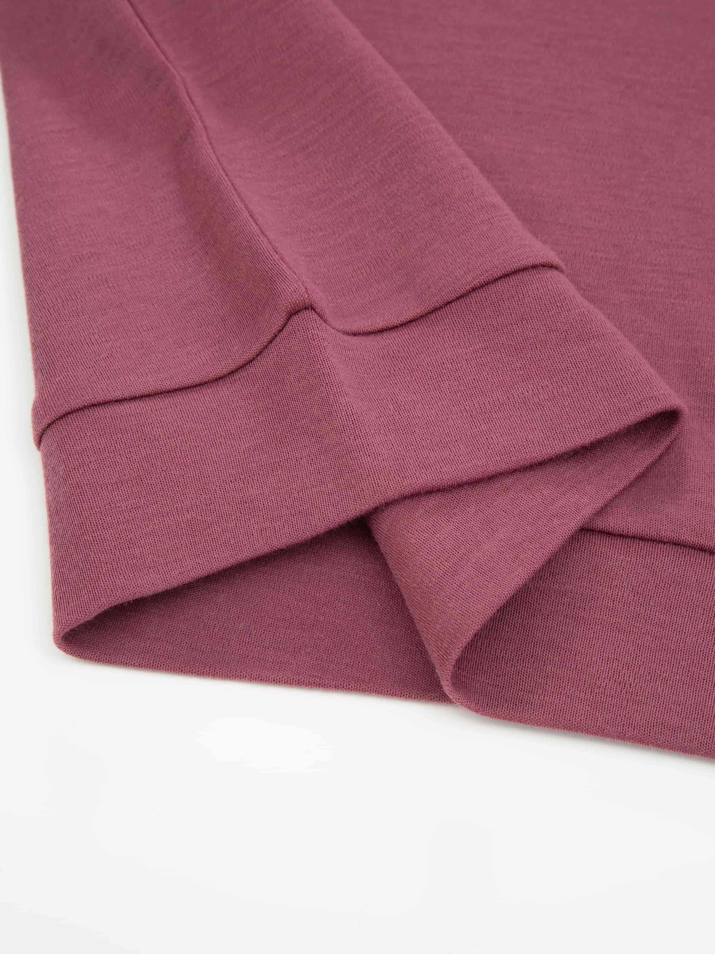 Undredal Half-zip Ullgenser  Dark Blush