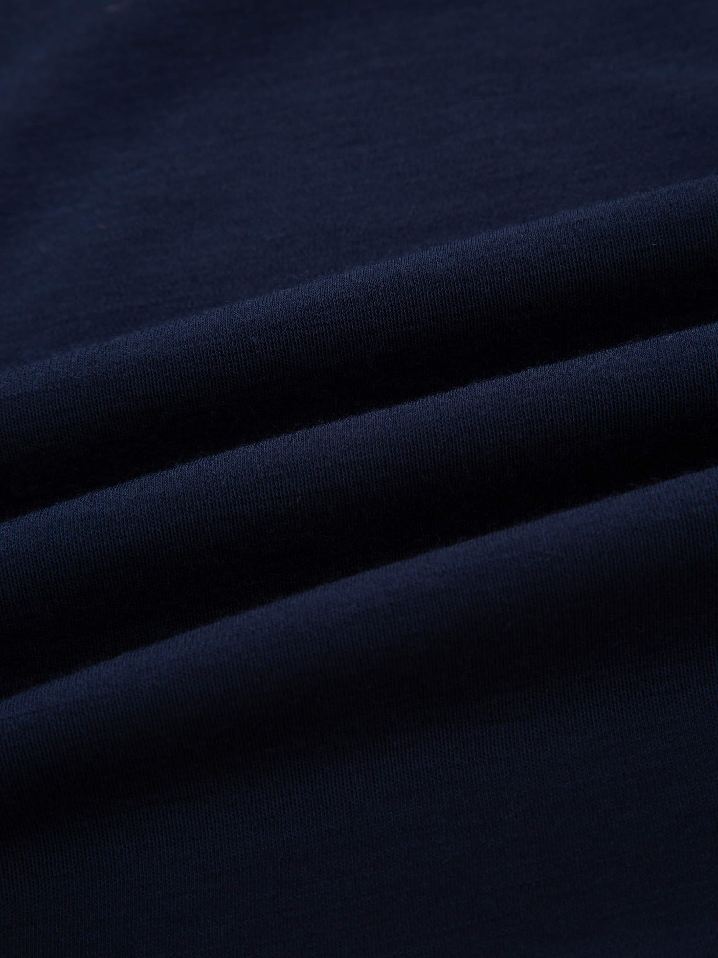 Veslepiggen Merino Half-zip Blue Ink