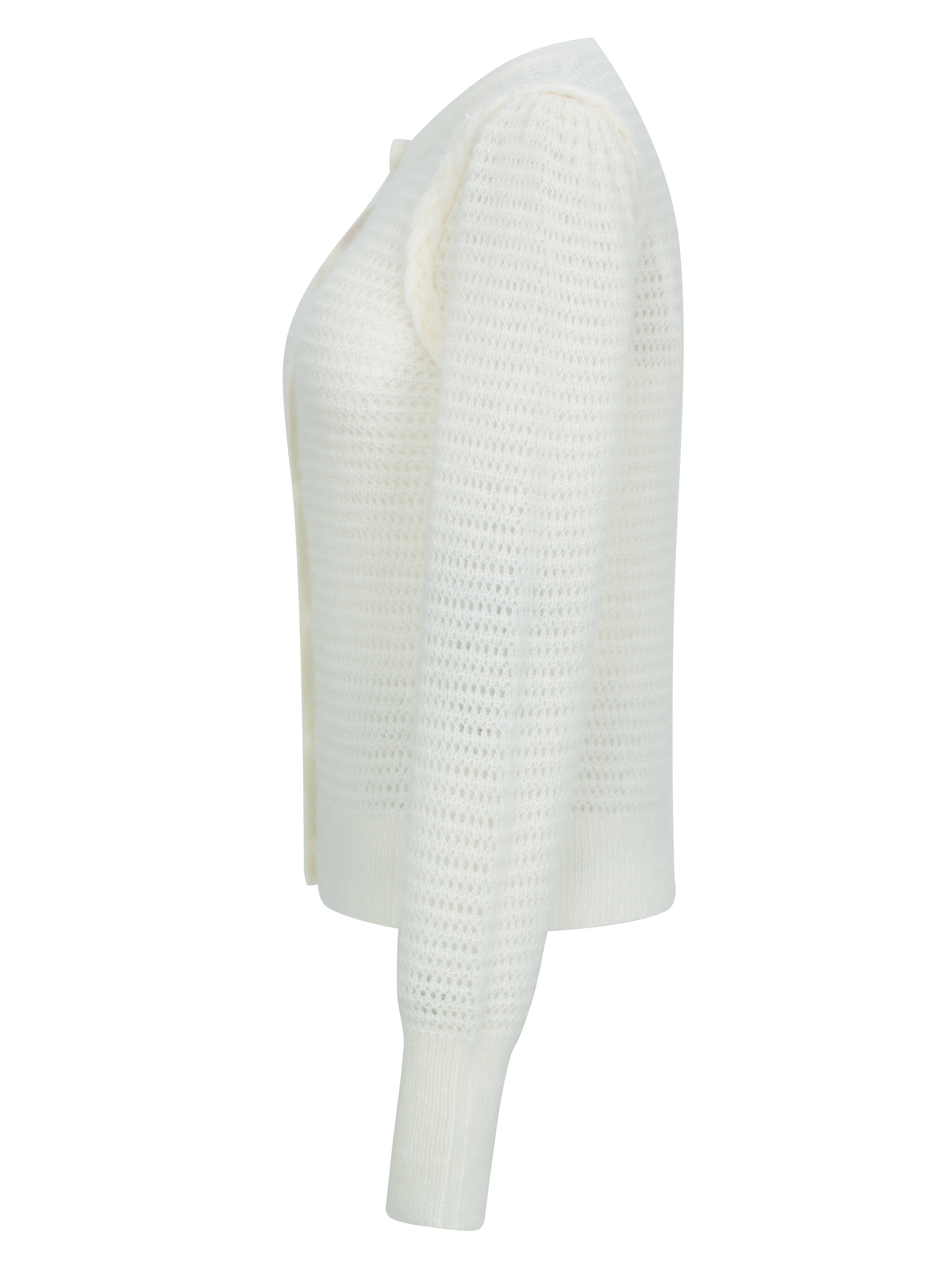 Bitihorn Strikkejakke Cream