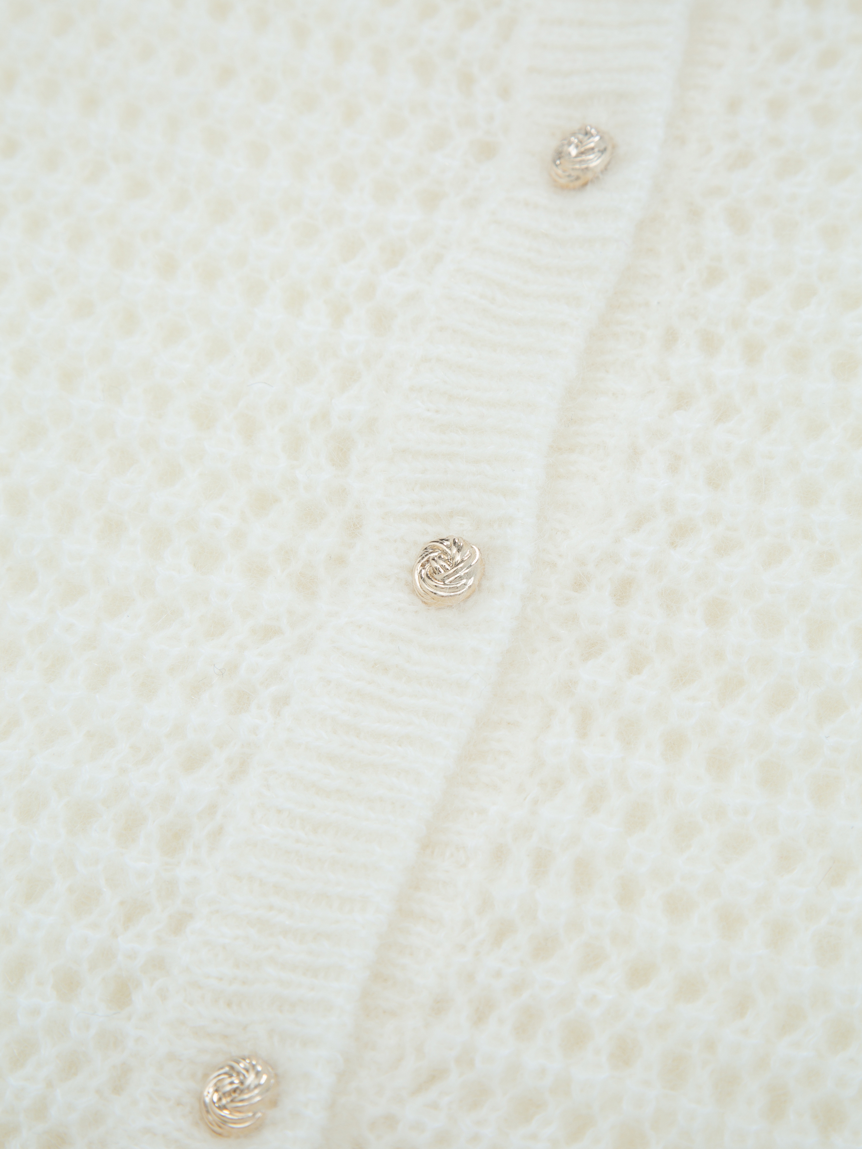 Bitihorn Strikkejakke Cream