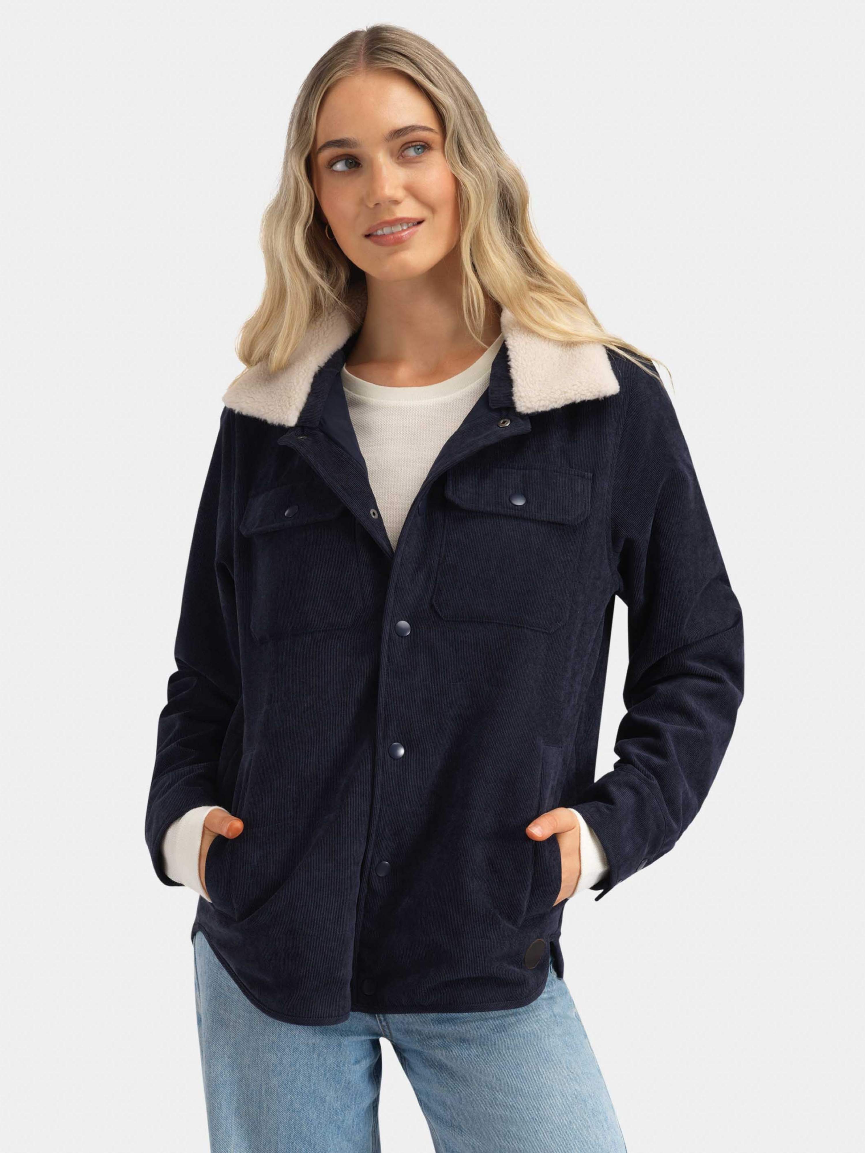 Eidselva Cord Jacket Woman Dark Blue