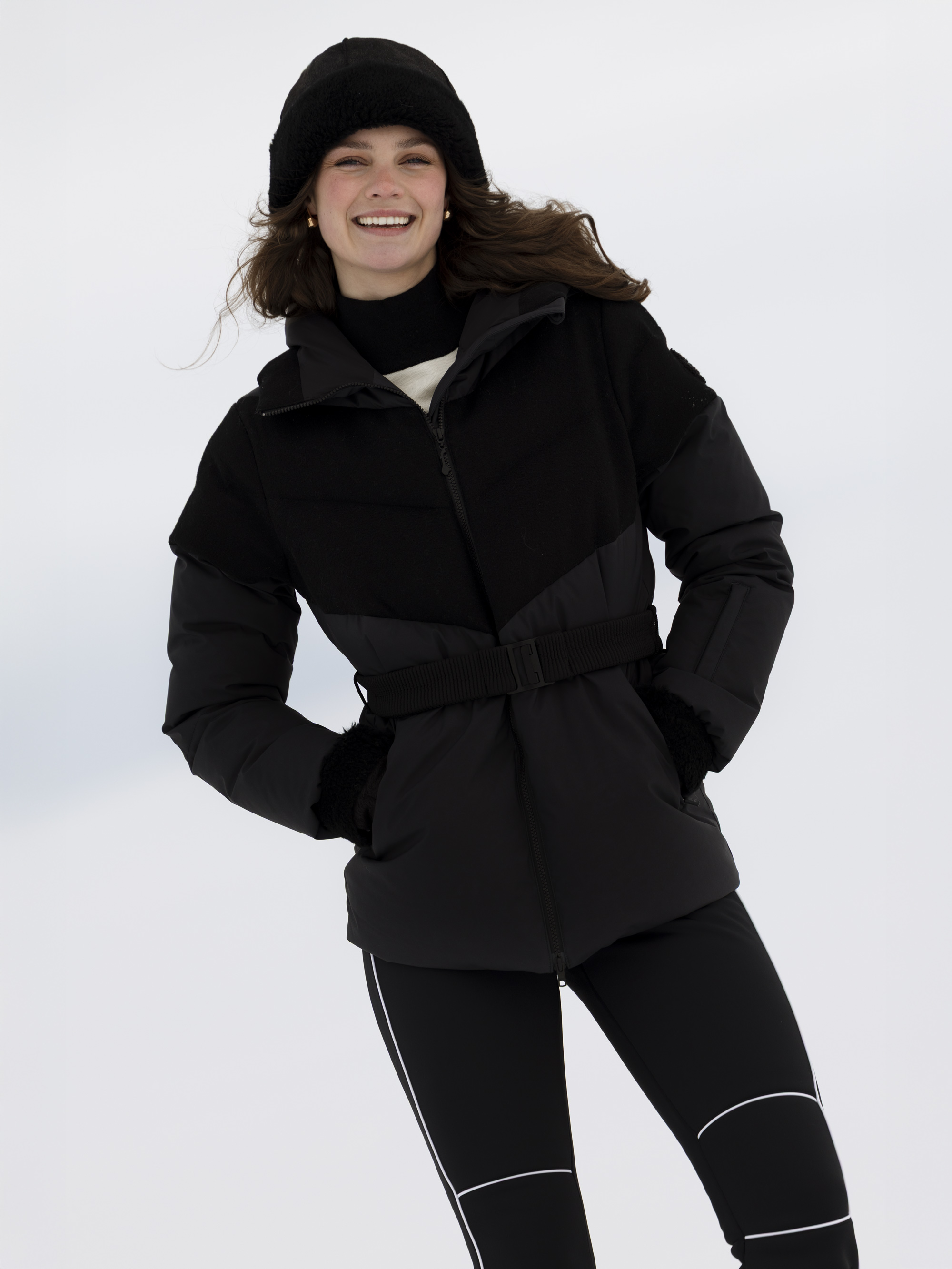 Galdhøpiggen Down Jacket Long Woman Black