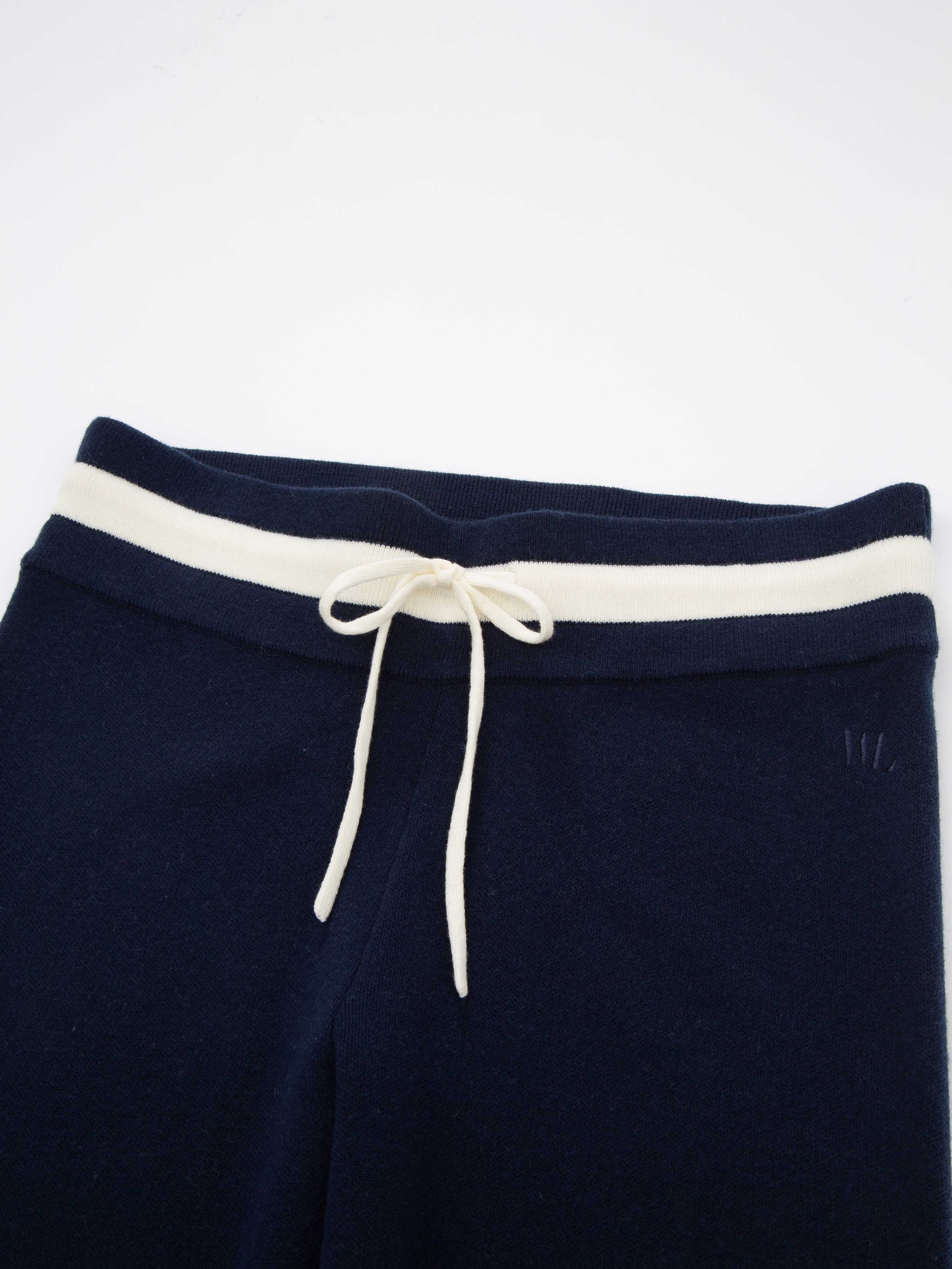 Hemsedal Knitted Pants Blue Ink