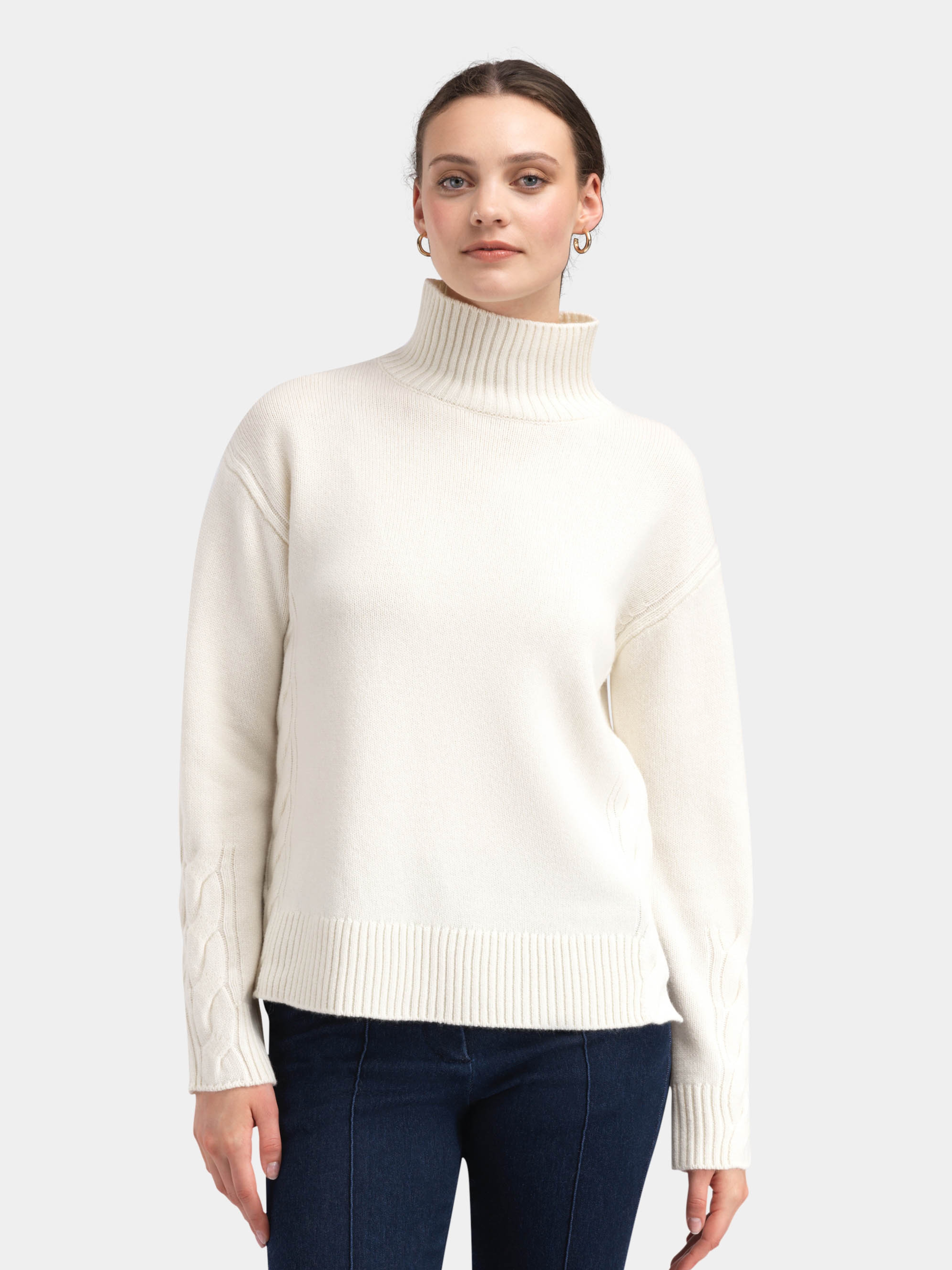 Hettpiggen Strikkegenser  Cream