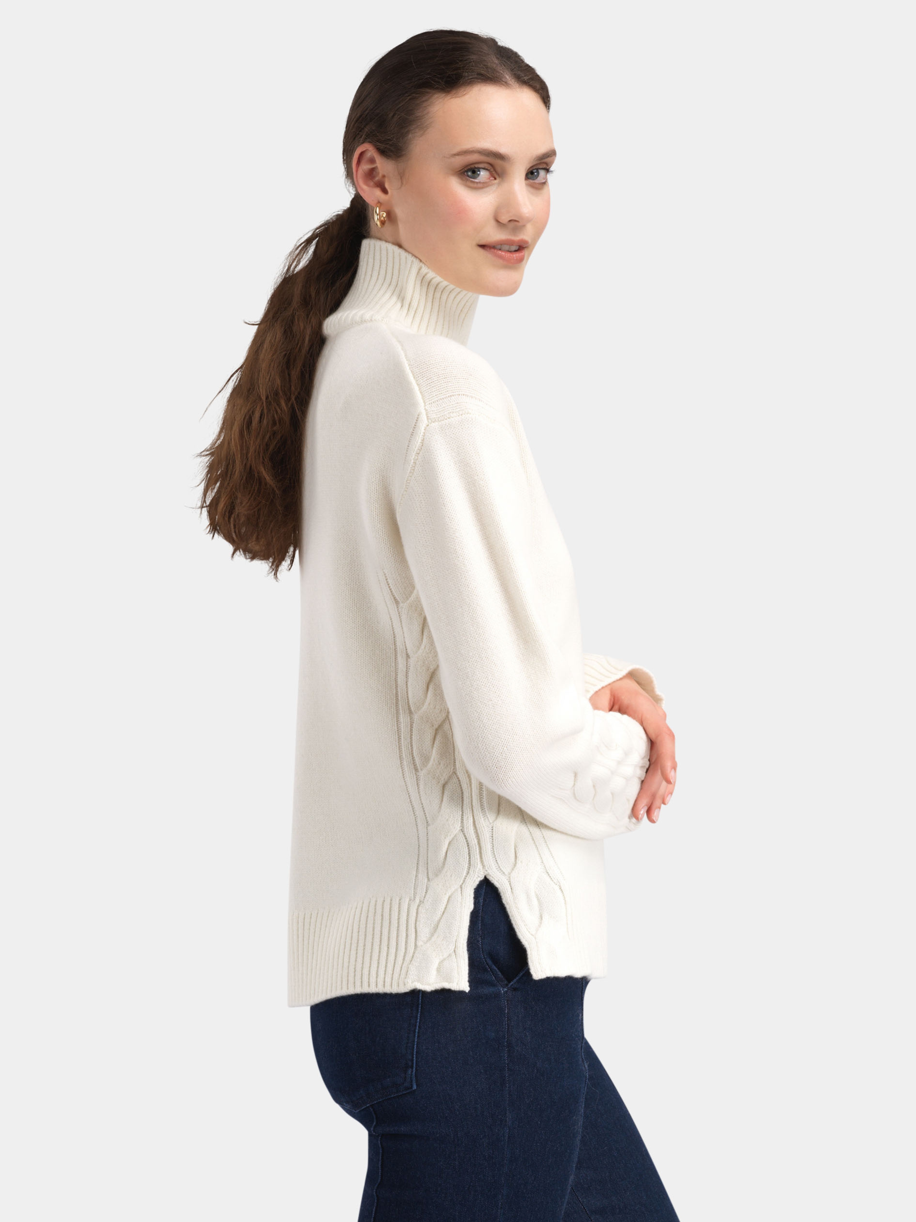 Hettpiggen Strikkegenser  Cream