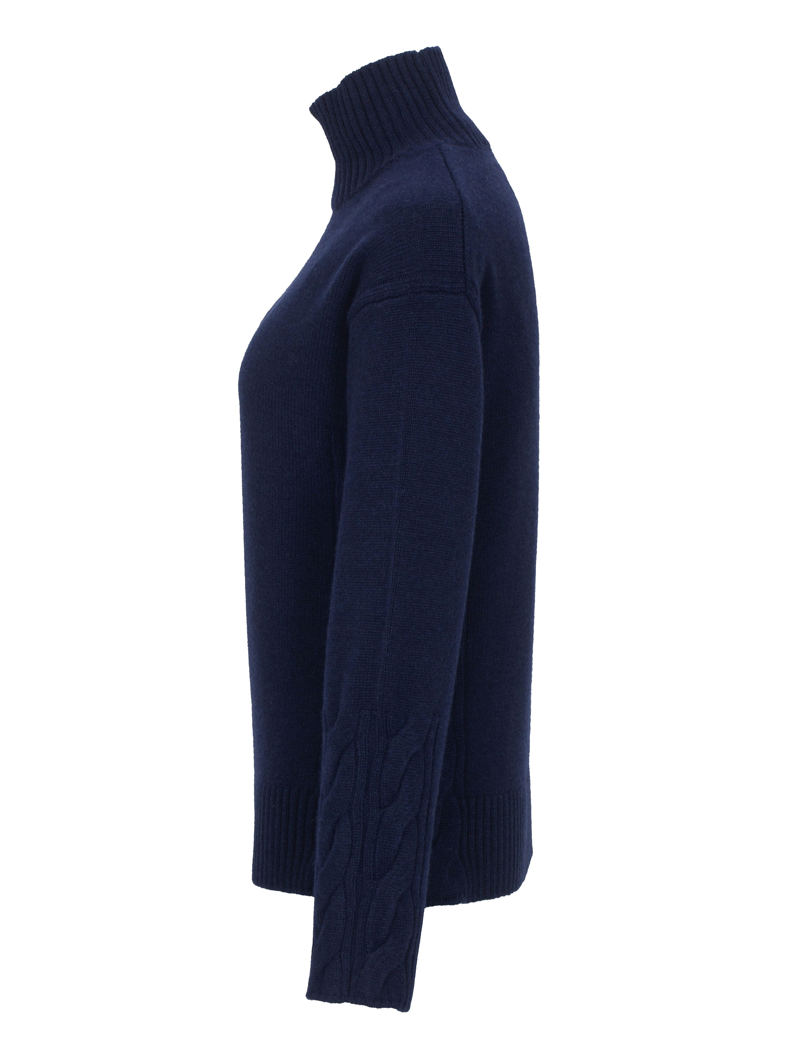 Hettpiggen Strikkegenser  Blue Ink