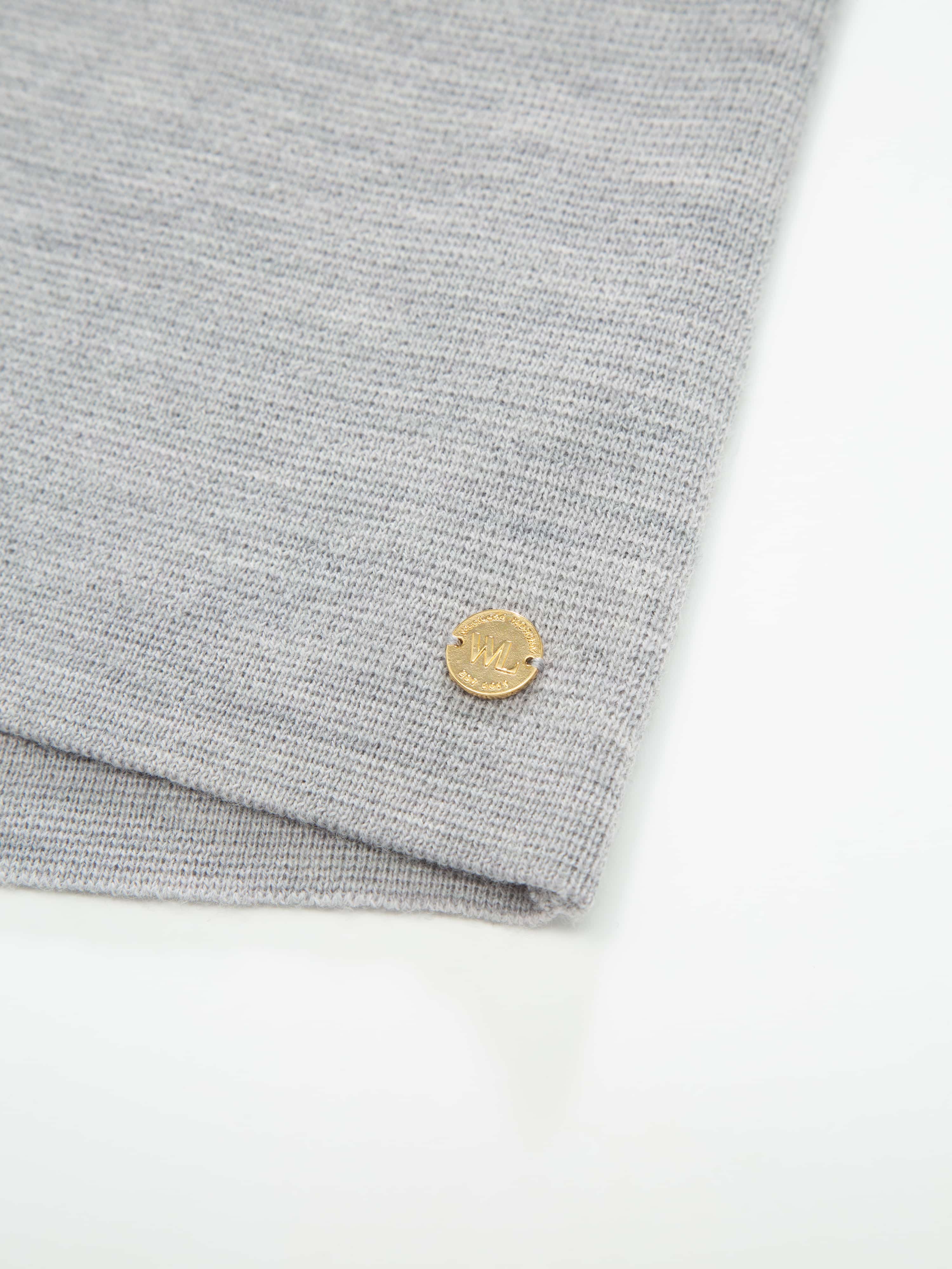 Himmeltinden Knitted Top  Light grey melange