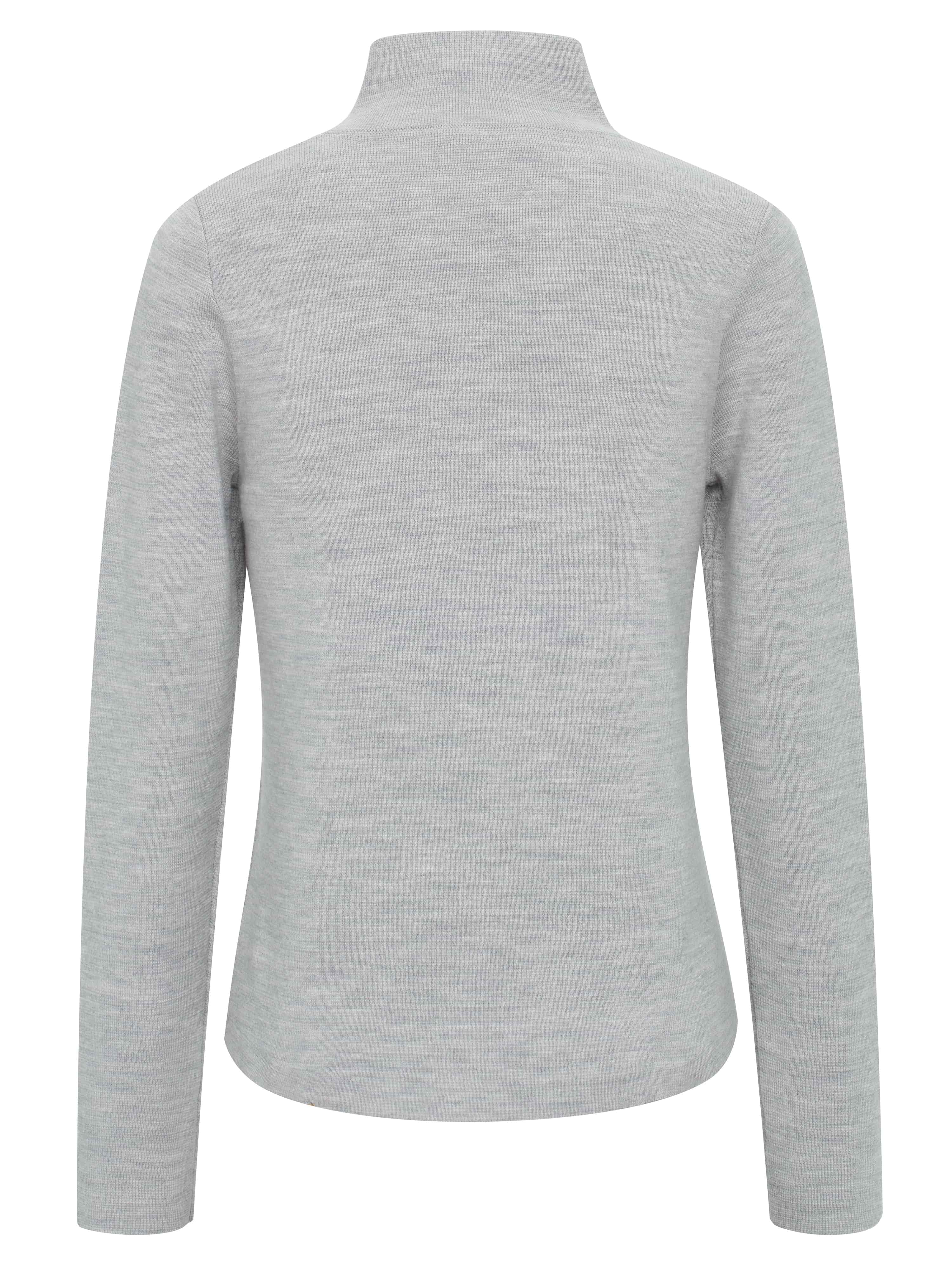 Himmeltinden Knitted Top  Light grey melange