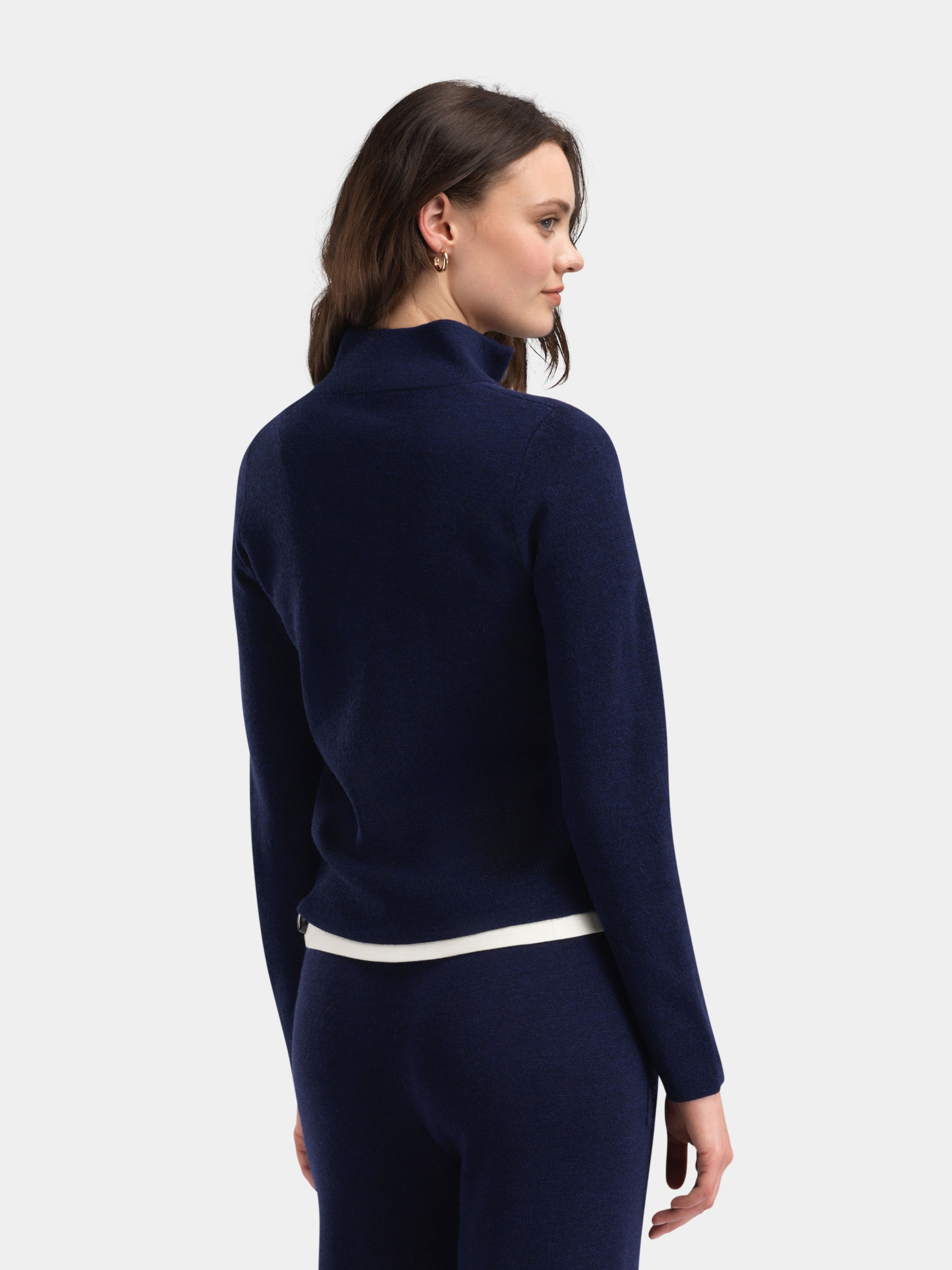 Himmeltinden Knitted Top  Dark Blue