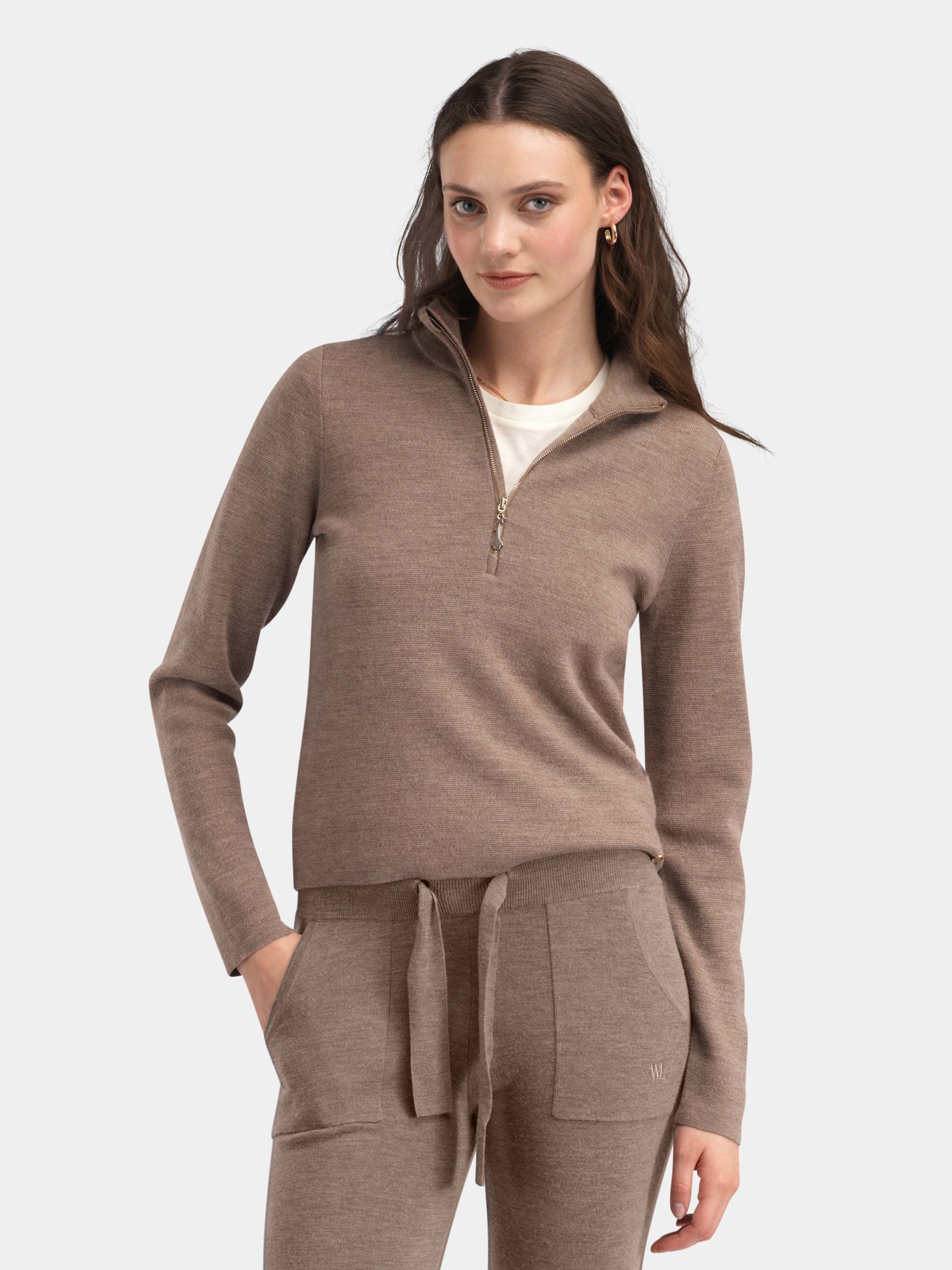 Himmeltinden Knitted Top  Nougat