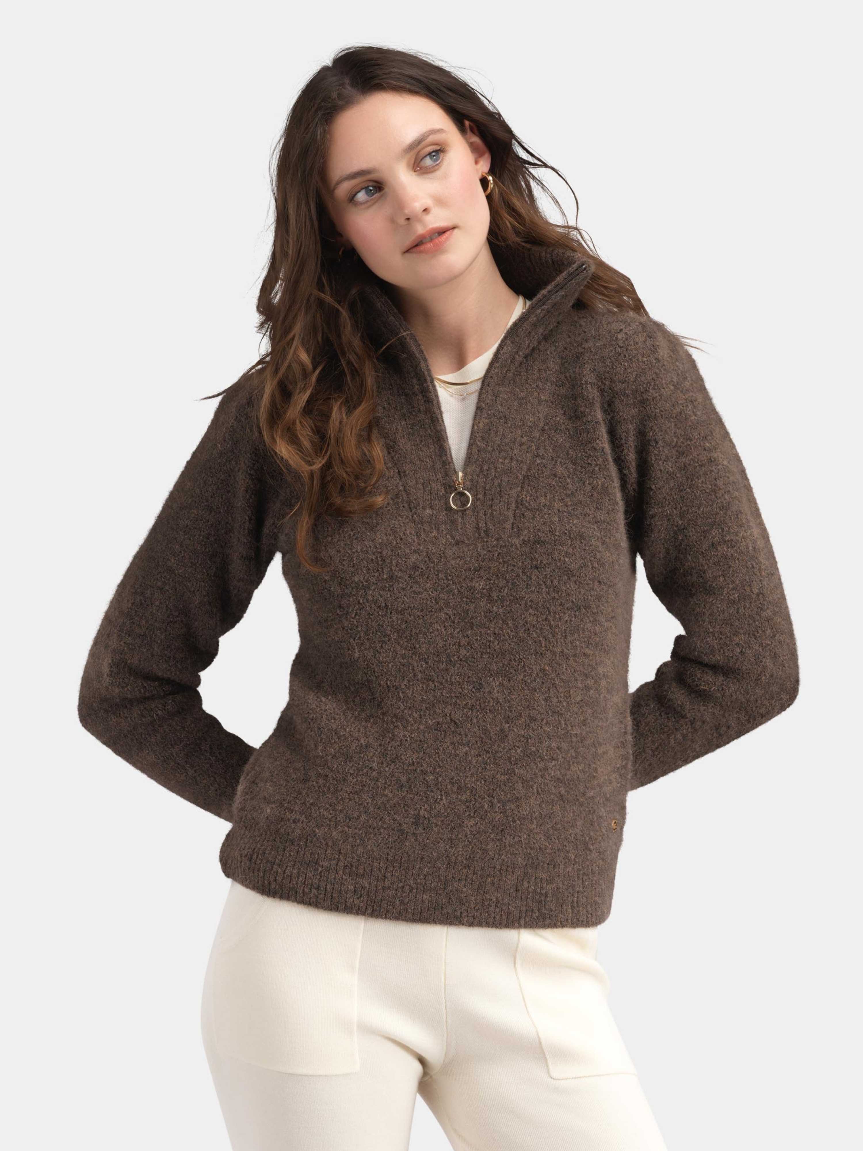 Loen Knitted Sweater 2.0 Woman Light Brown