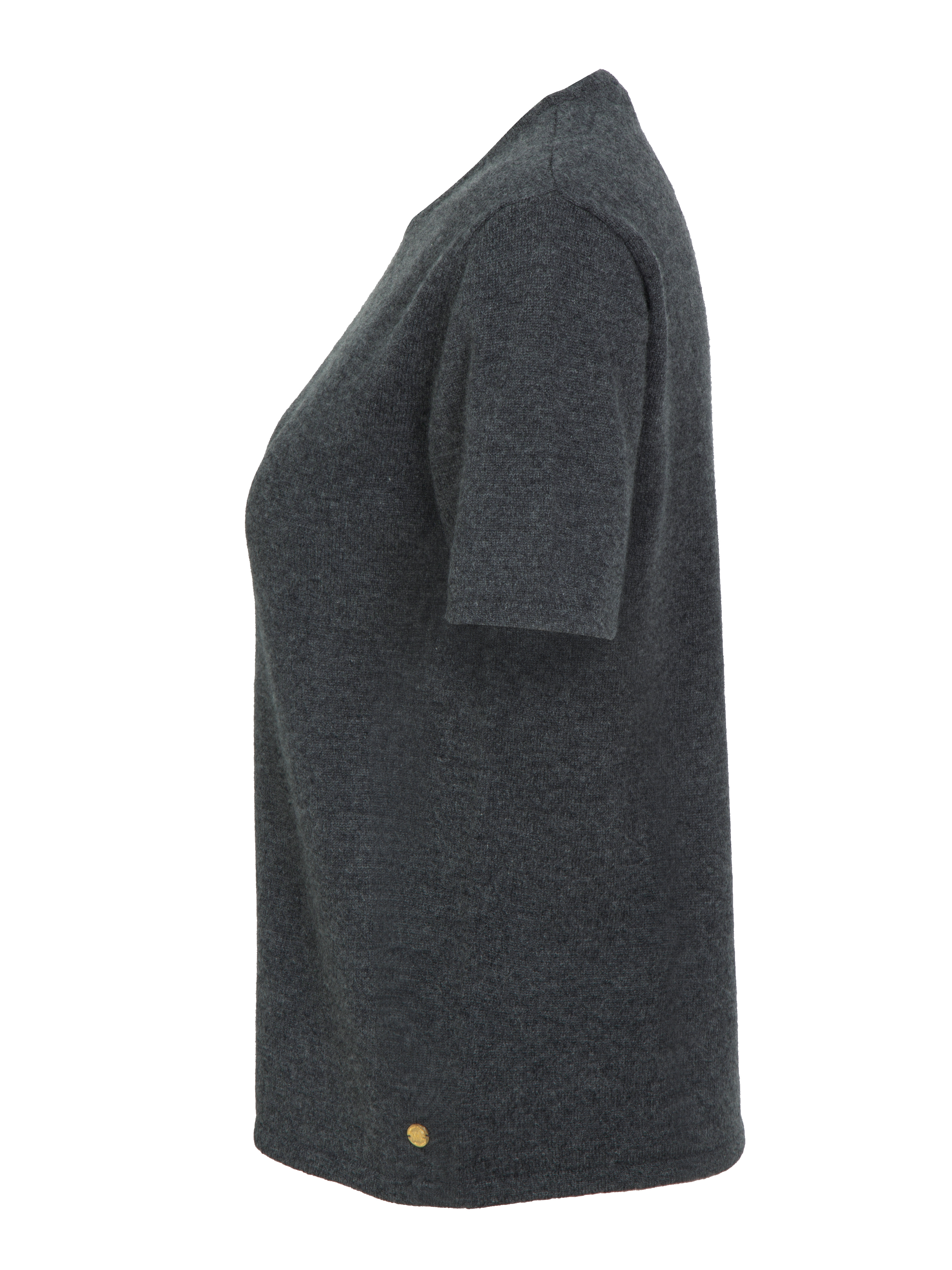 Loftet Cashmere T-Shirt Charcoal Grey