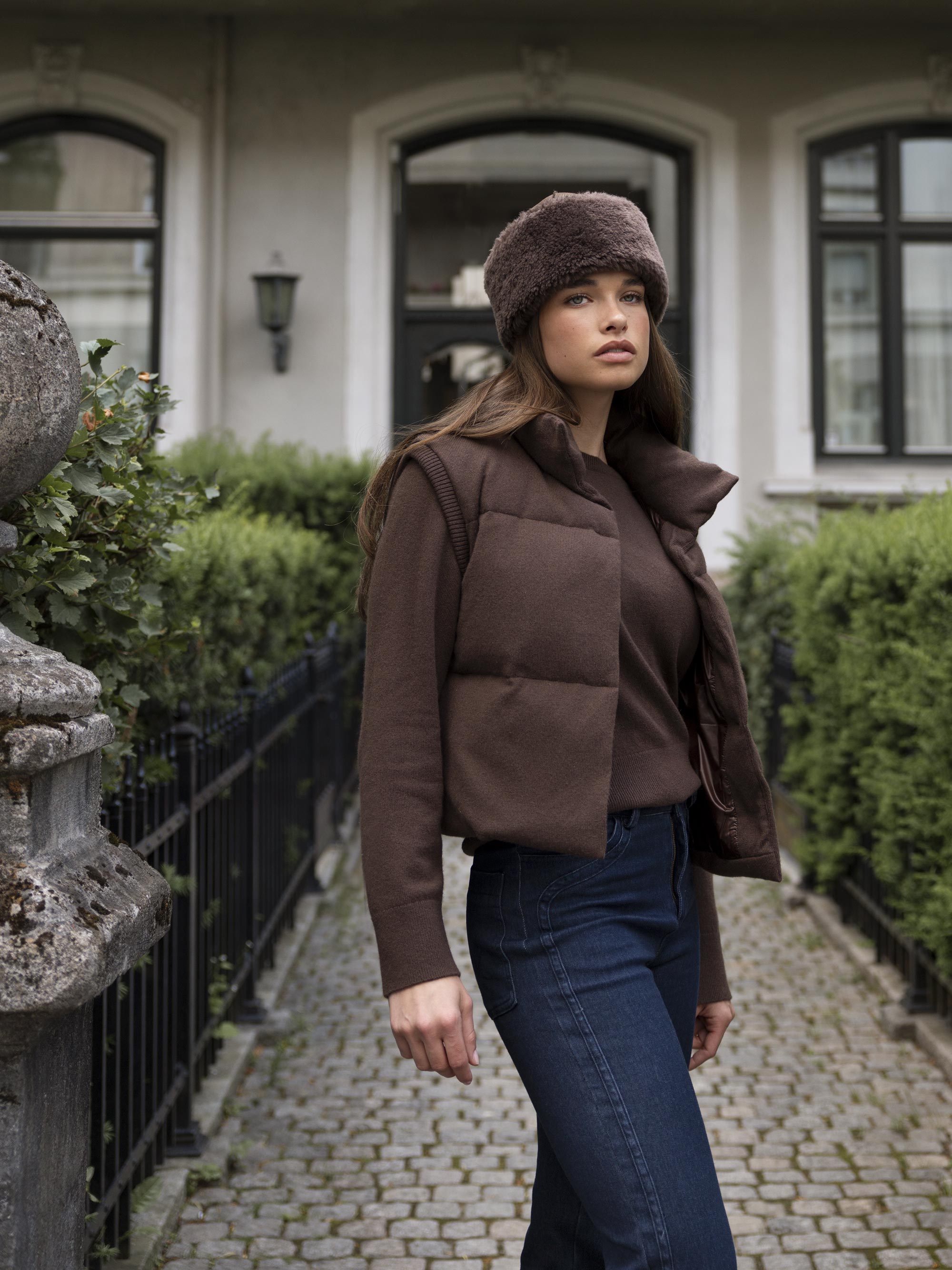 Loftet Cashmere Vest Coffee