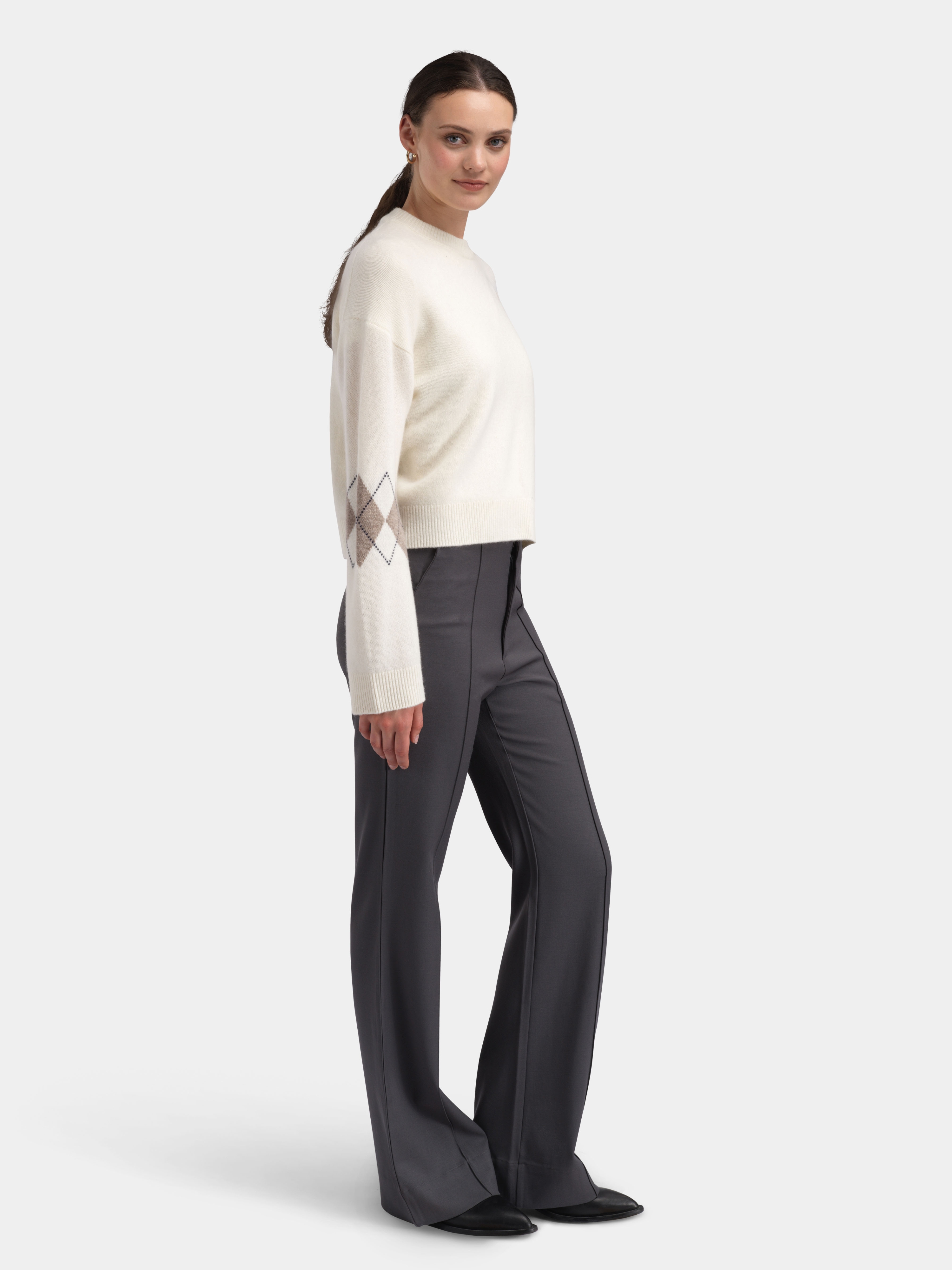 Midnattstind Wool Pants  Dark Grey