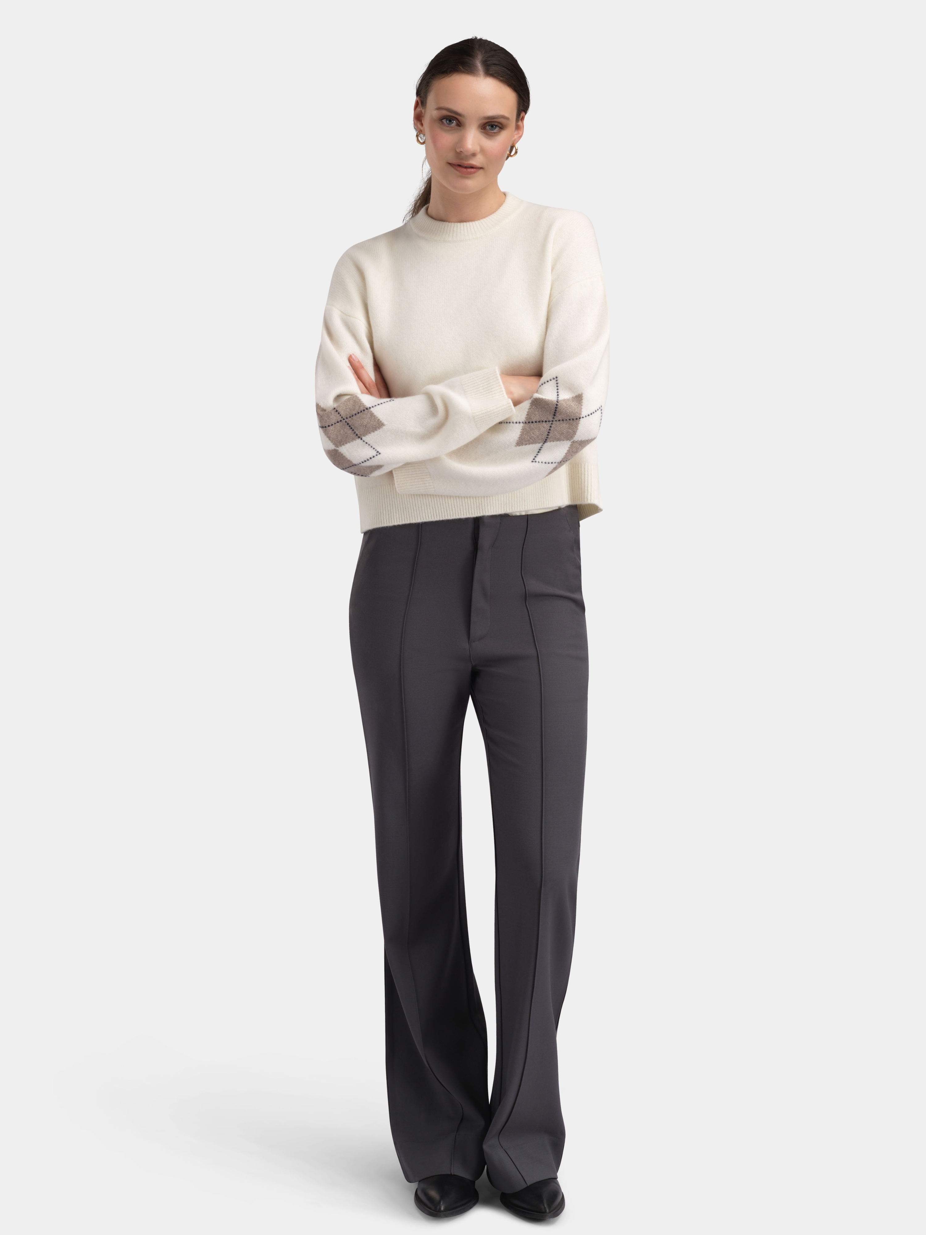 Midnattstind Wool Pants  Dark Grey