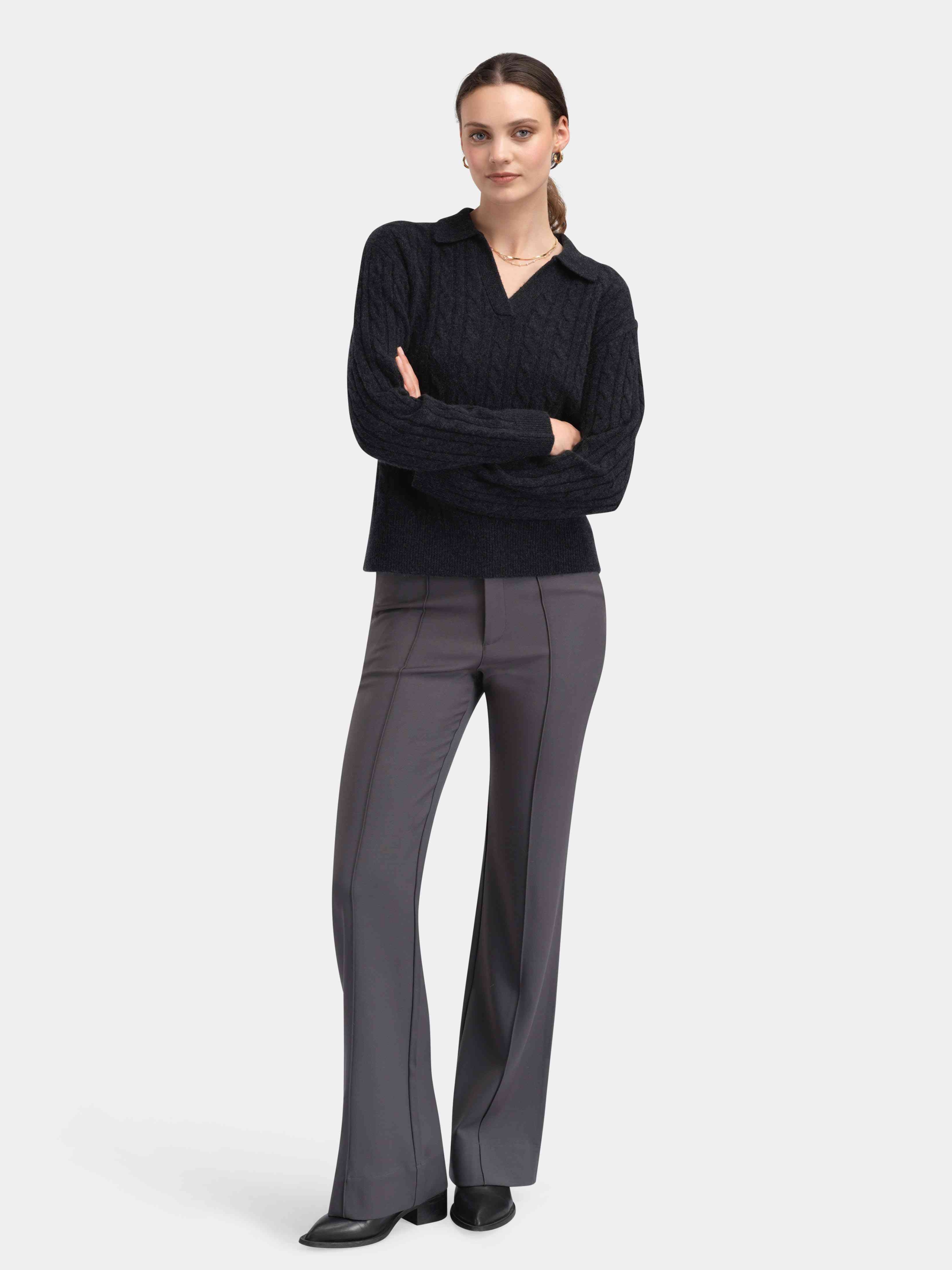 Midnattstind Wool Pants  Dark Grey