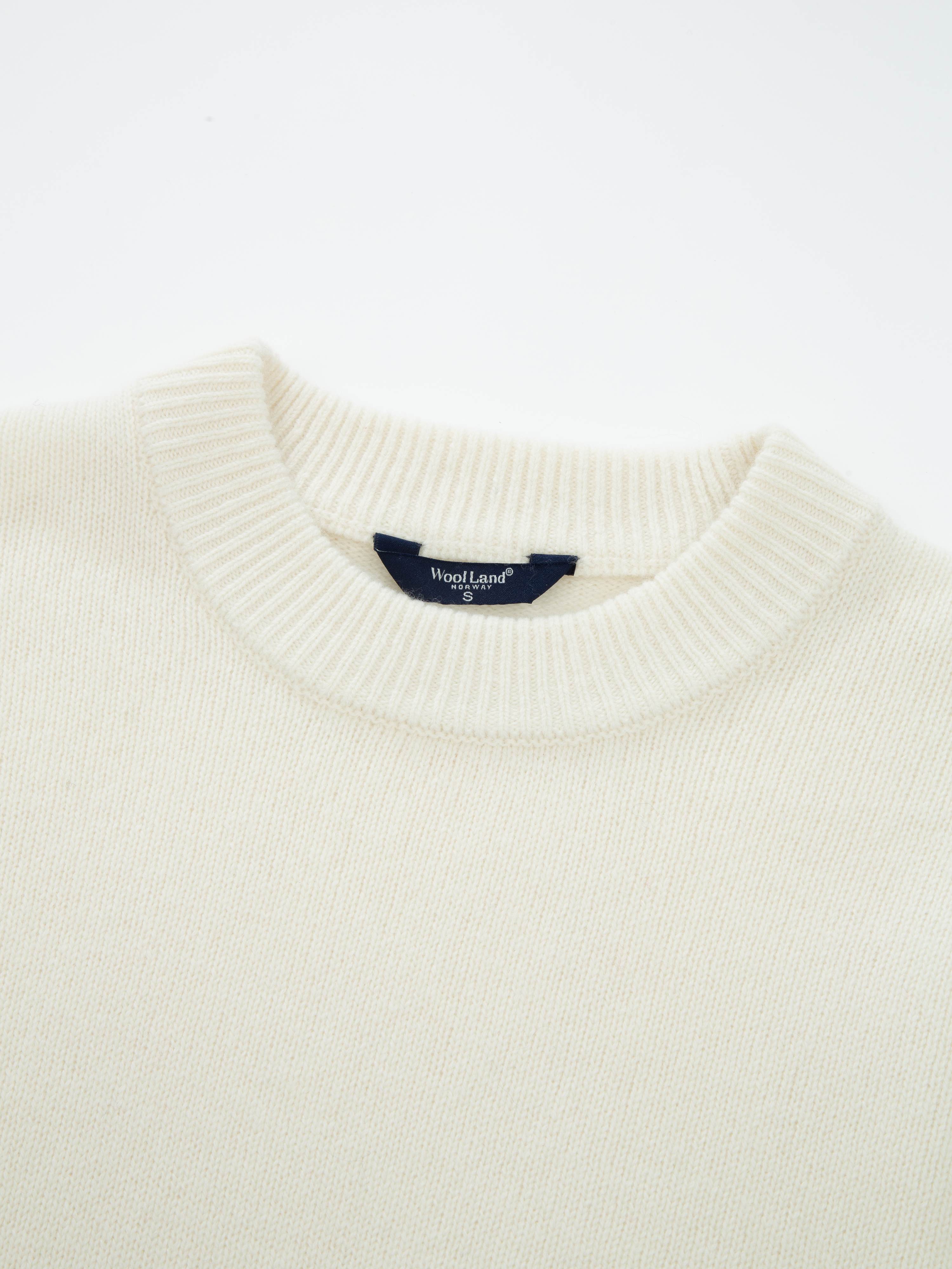 Midtoppen Strikkegenser  Snow White