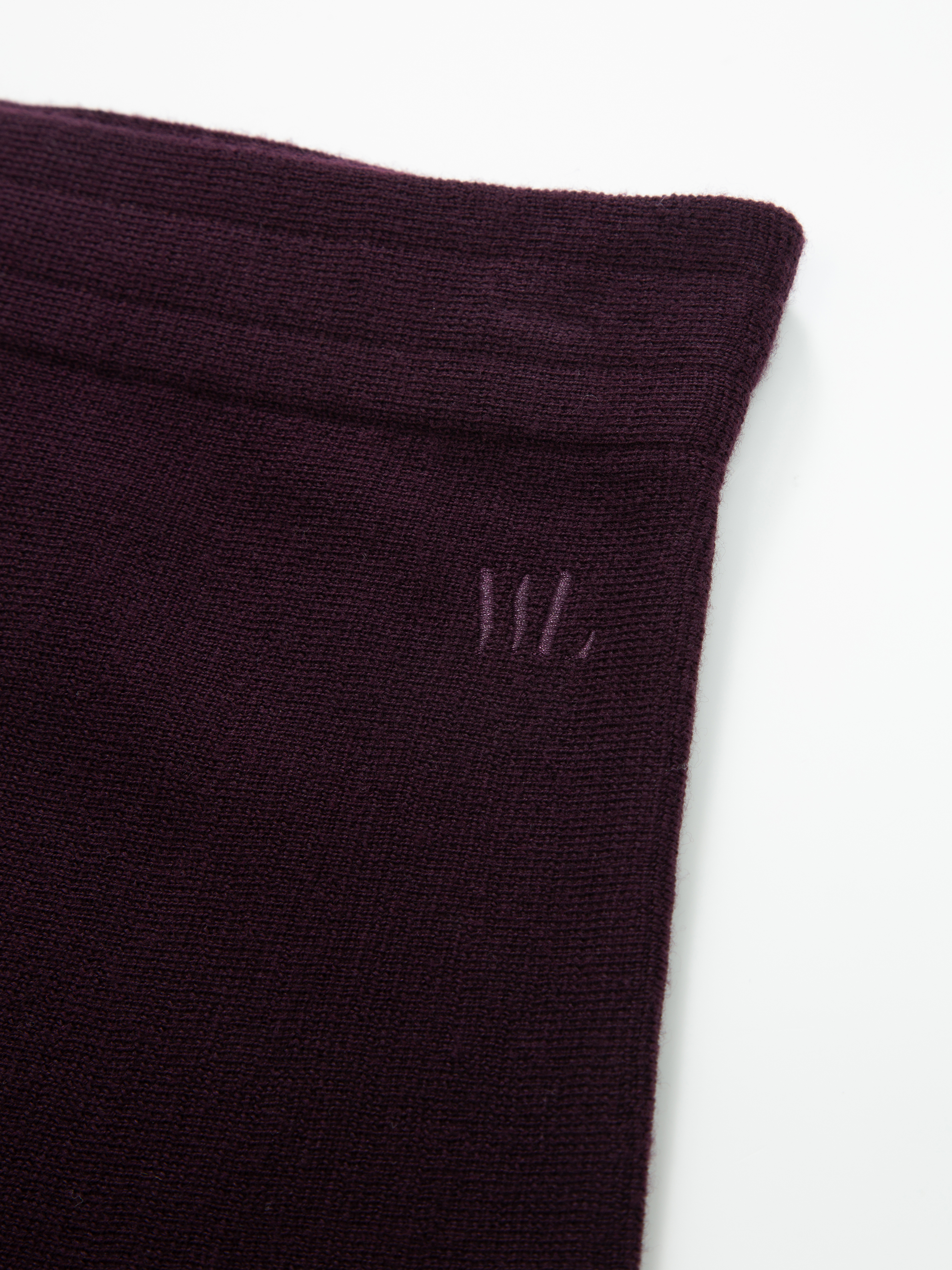 Ramsfjellet Ull Skjørt Aubergine