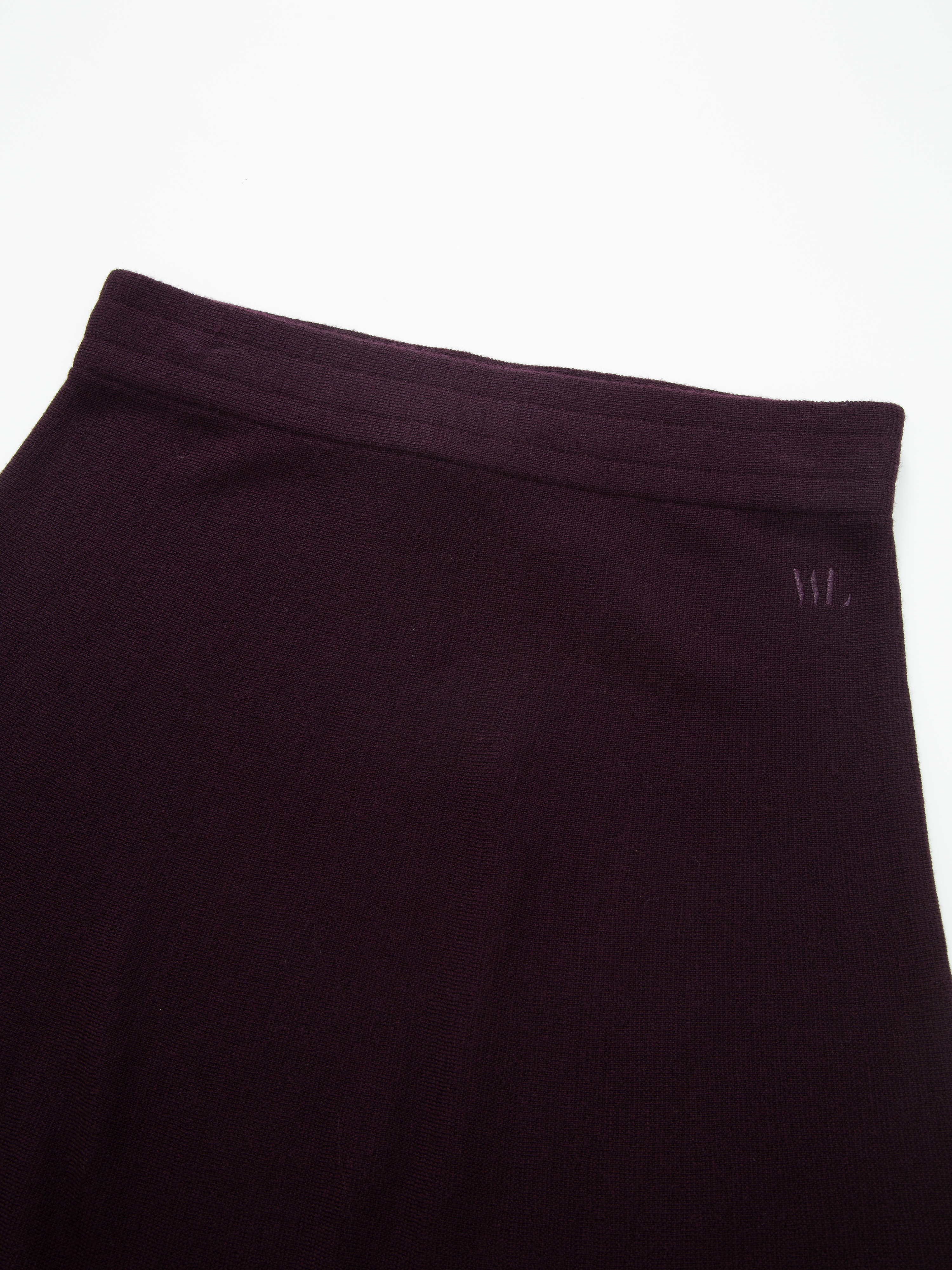 Ramsfjellet Ull Skjørt Aubergine