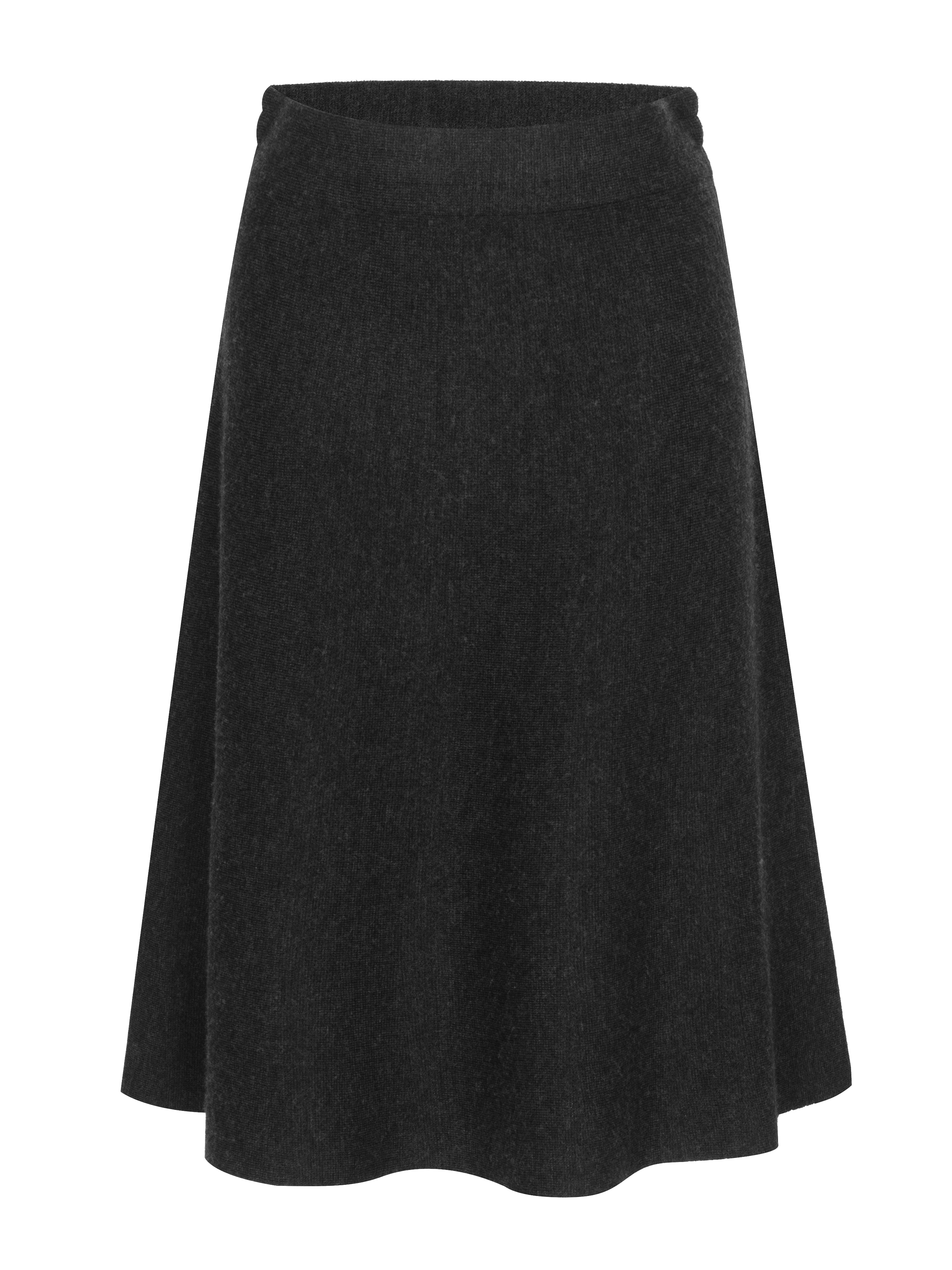 Ramsfjellet Ull Skjørt Charcoal Grey