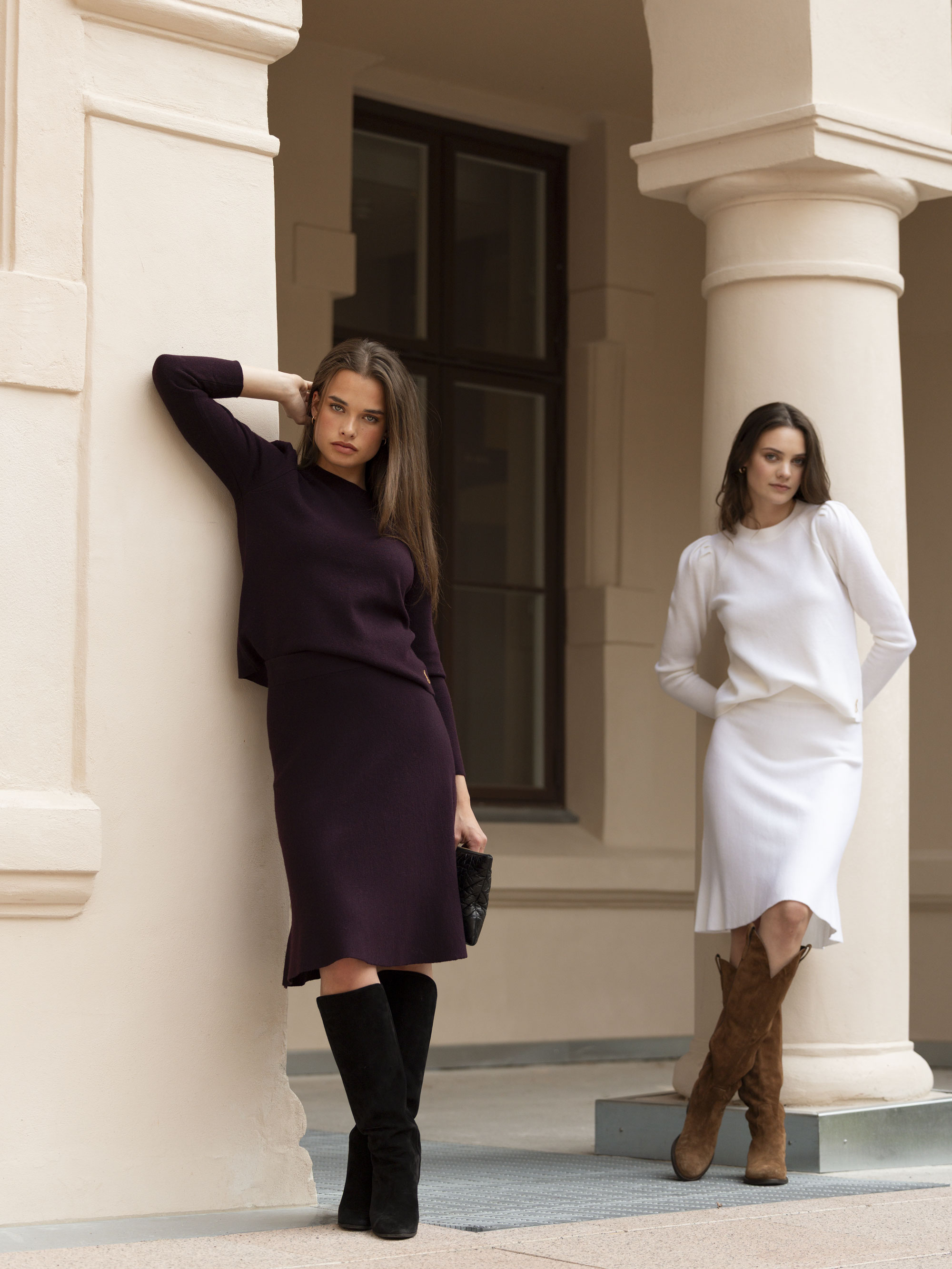 Ramsfjellet Ull Skjørt Cream