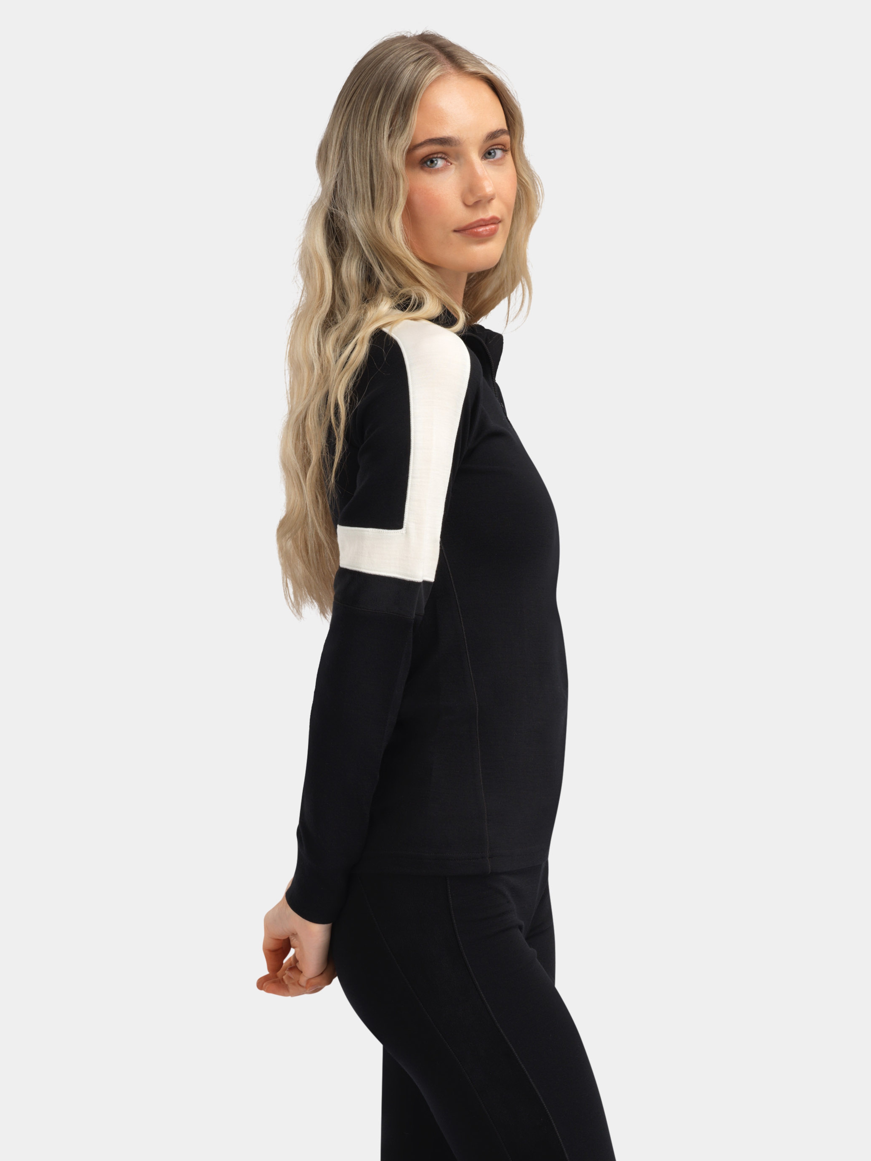 Rauland Merino Base Layer Top Black