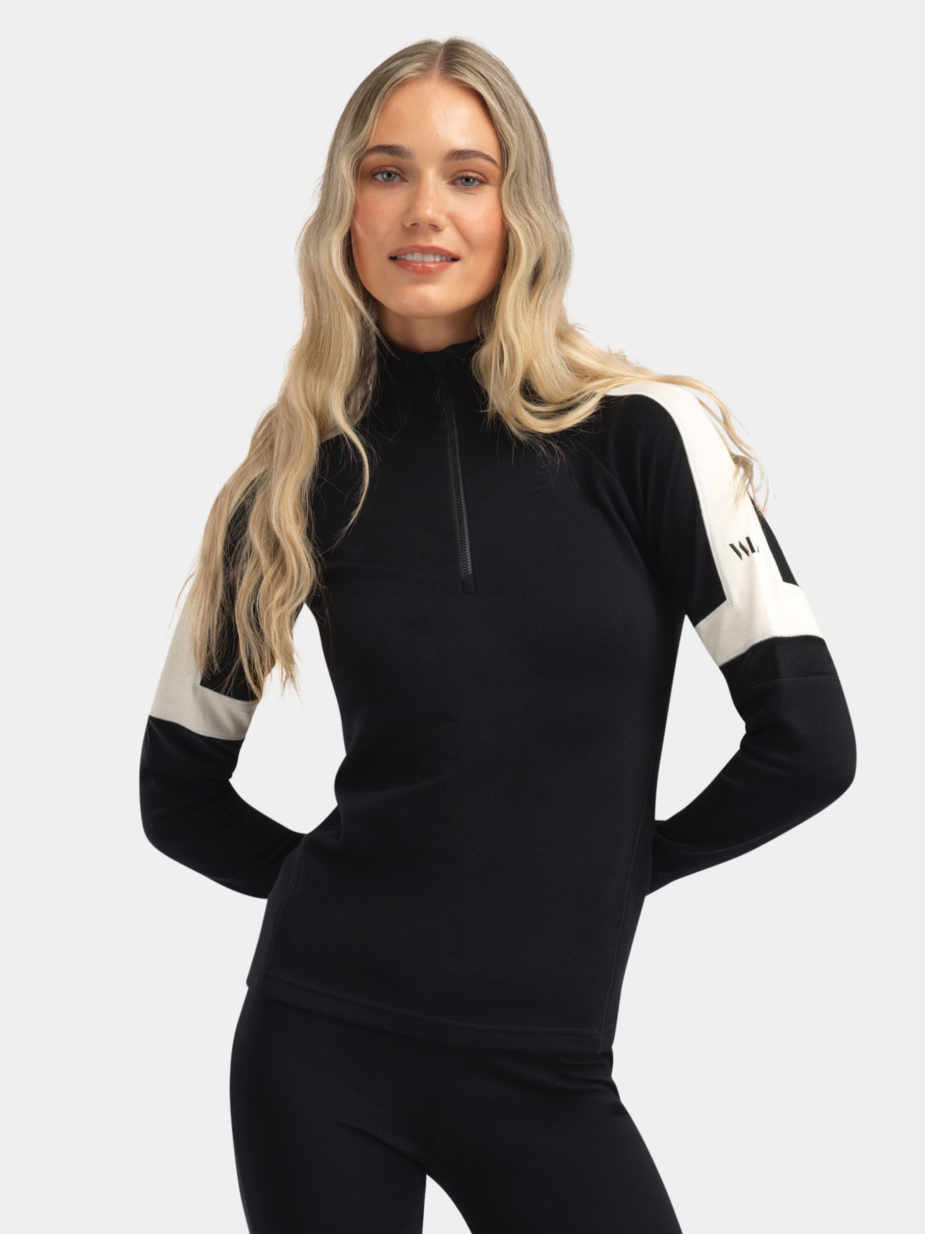 Rauland Merino Base Layer Top Black