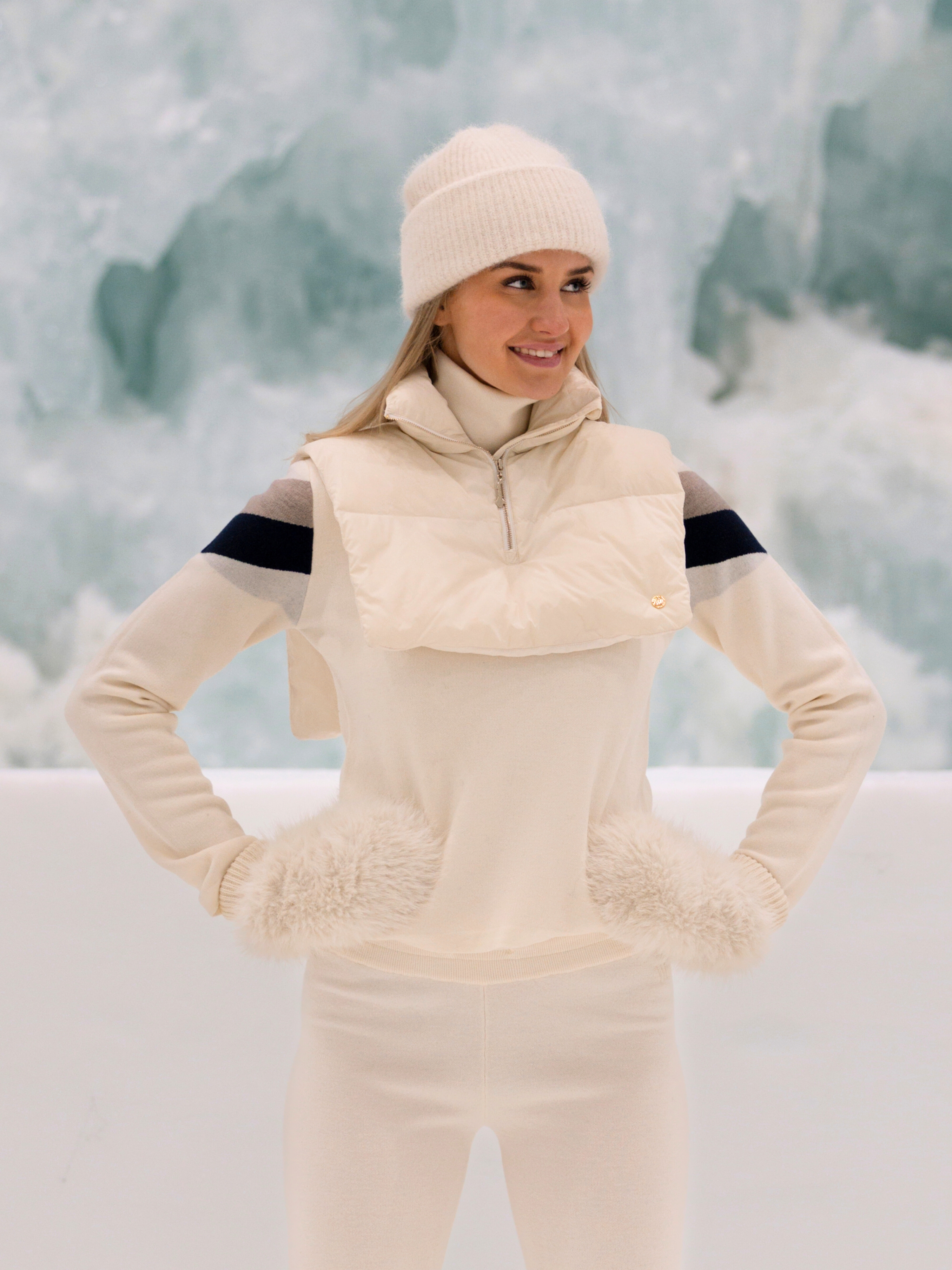 Raulandtind knitted Hat Cream