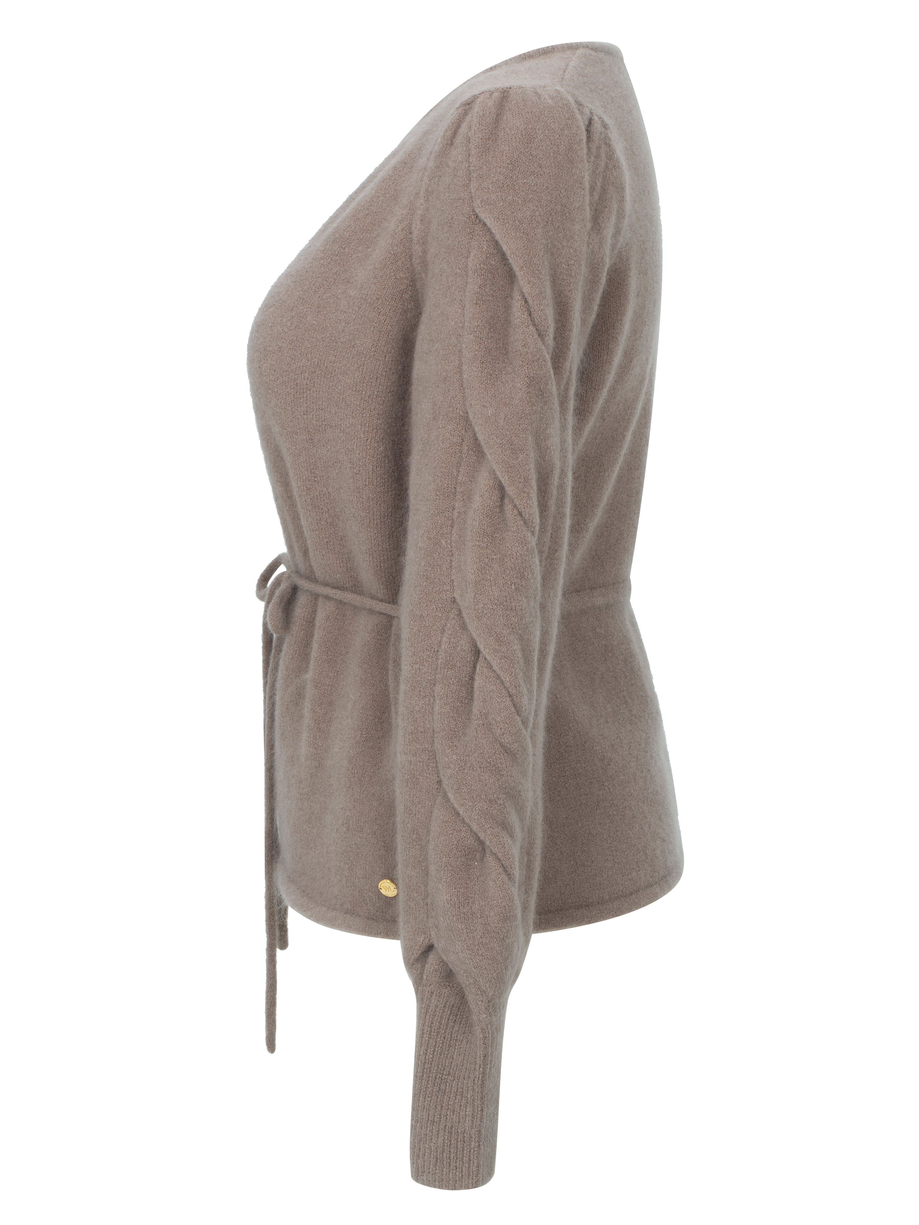 Rondane Strikket Cardigan Sand Beige