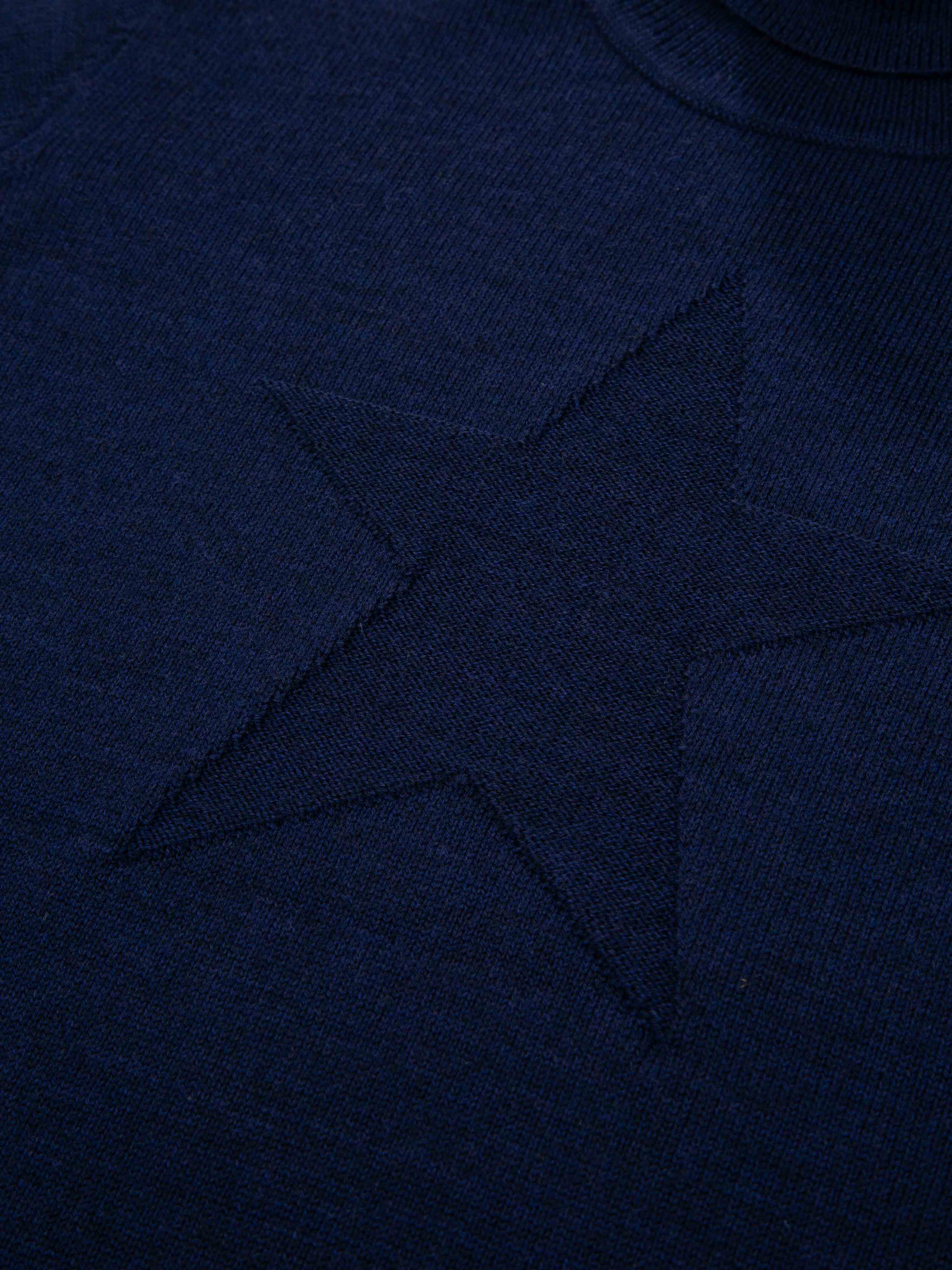 Sentraltind Wool Sweater Blue Ink