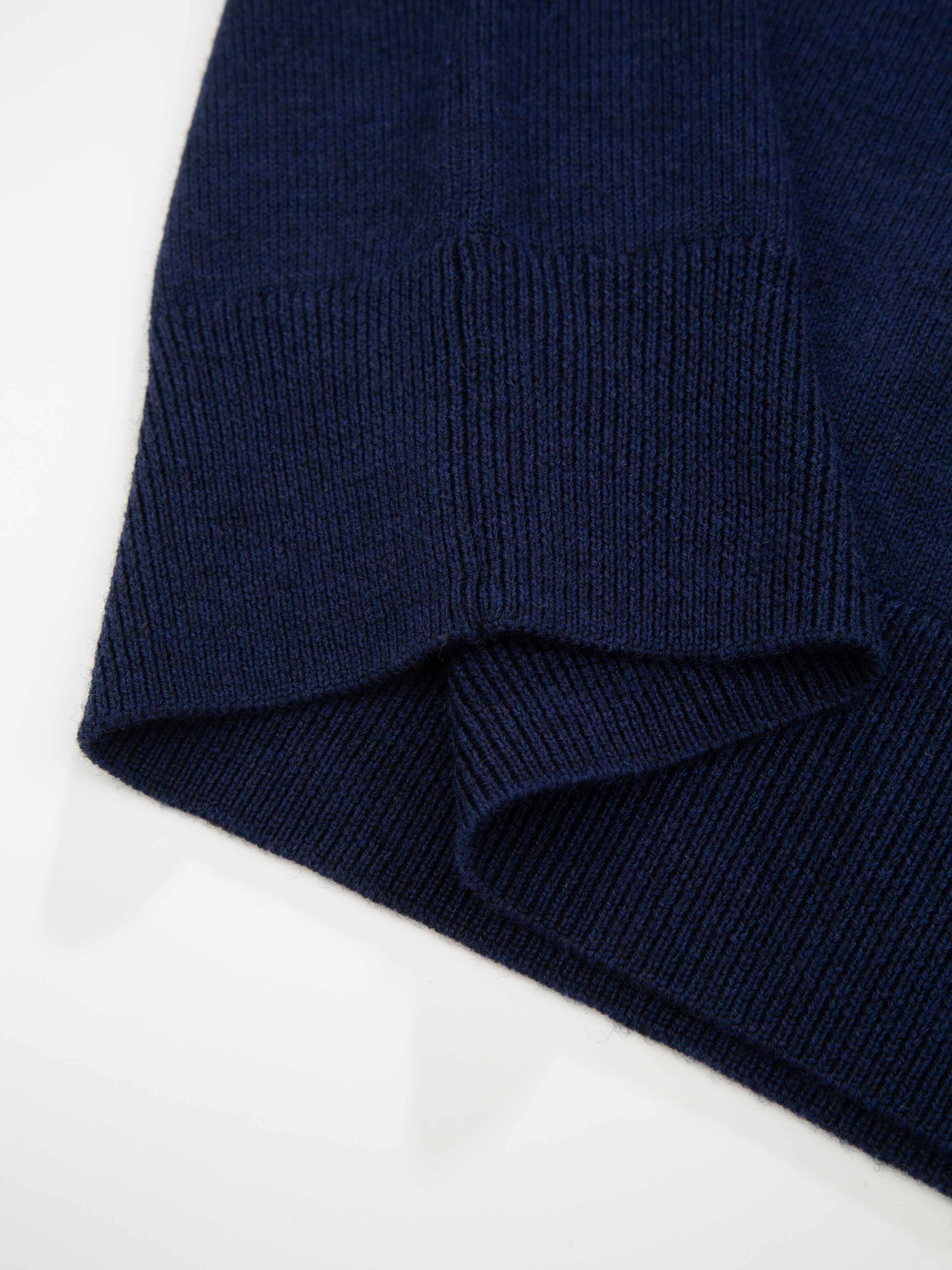 Sentraltind Wool Sweater Blue Ink
