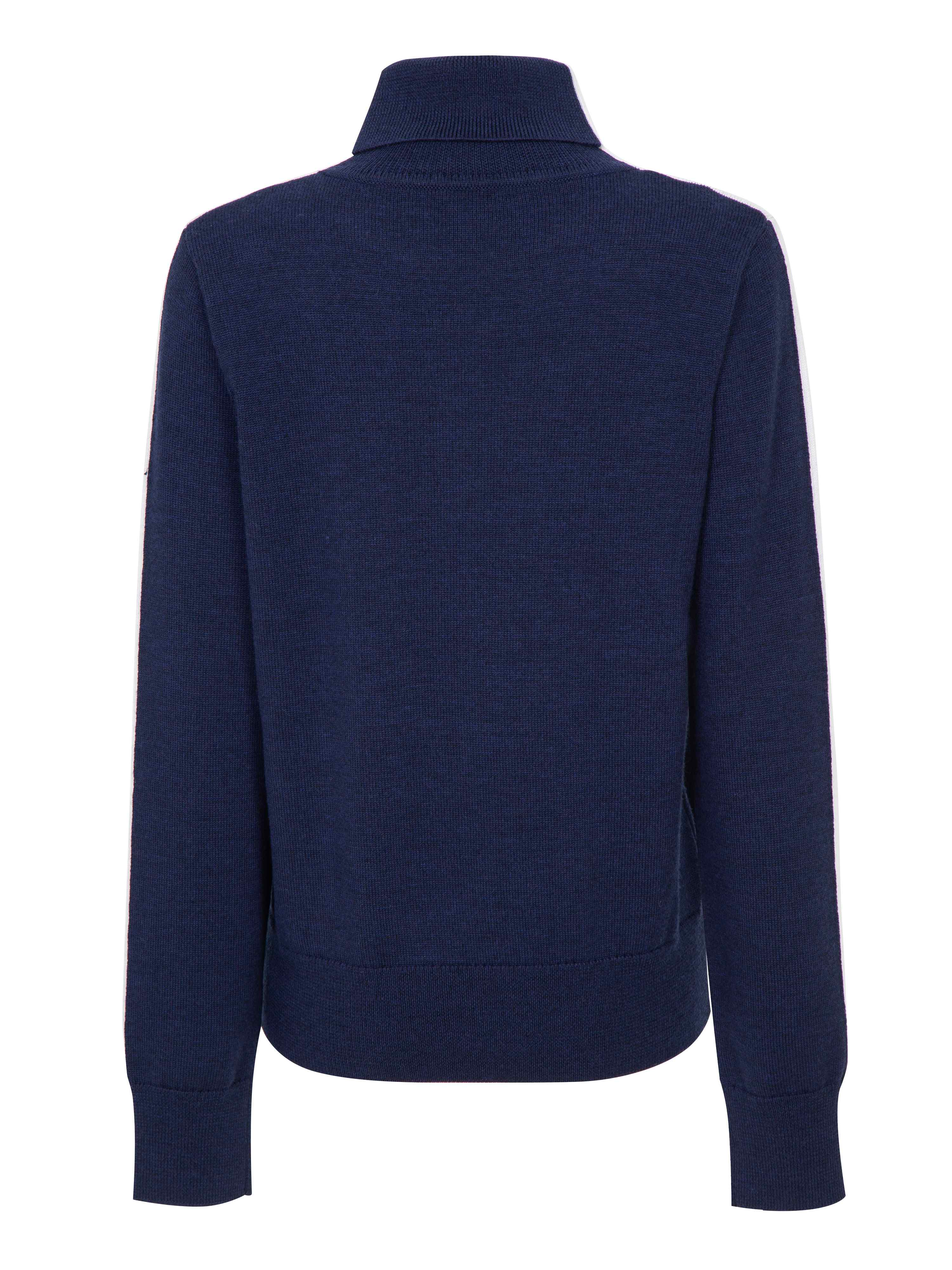 Sentraltind Wool Sweater Blue Ink