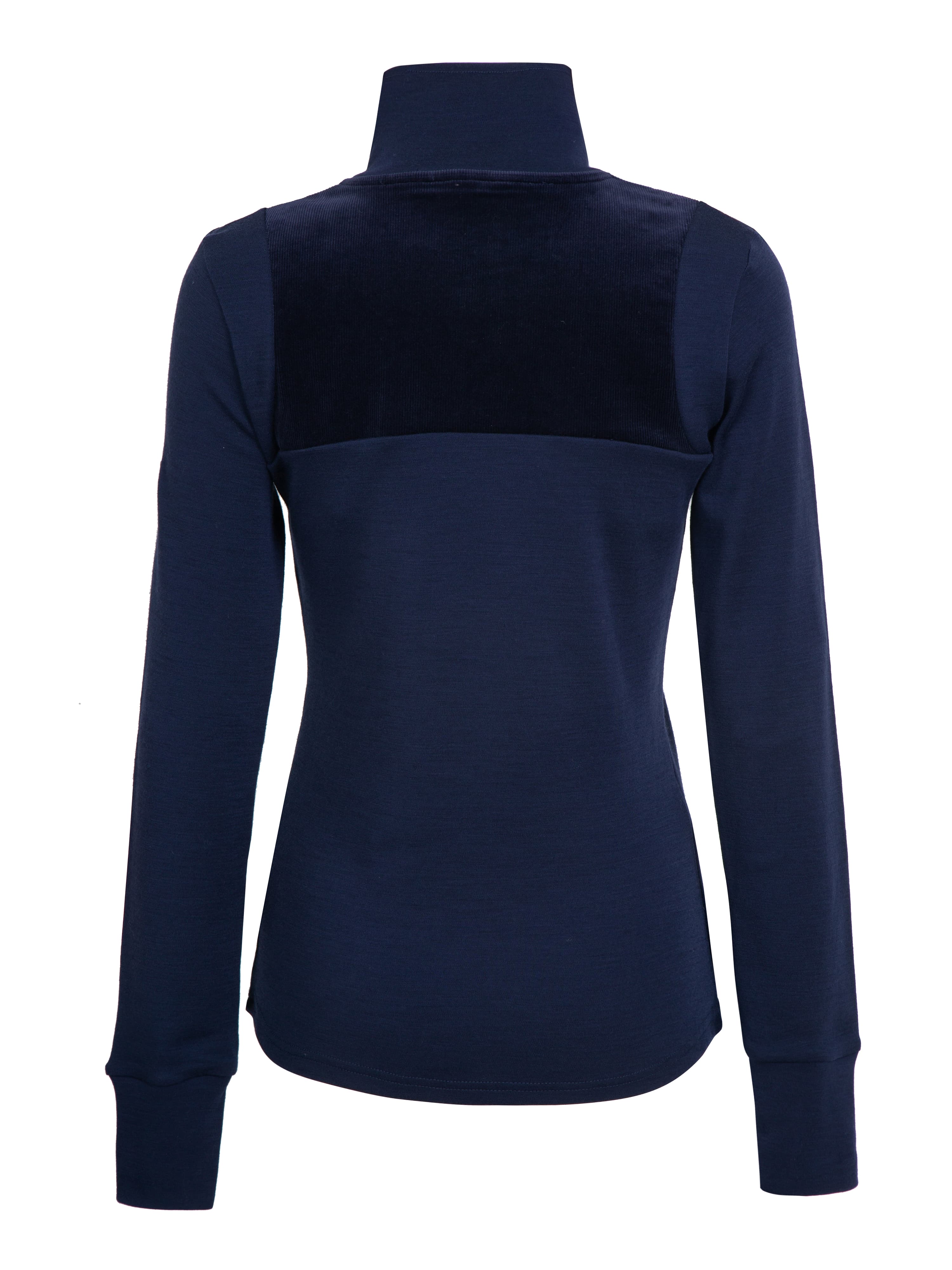 Sirdal Top Cord Woman Blue Ink