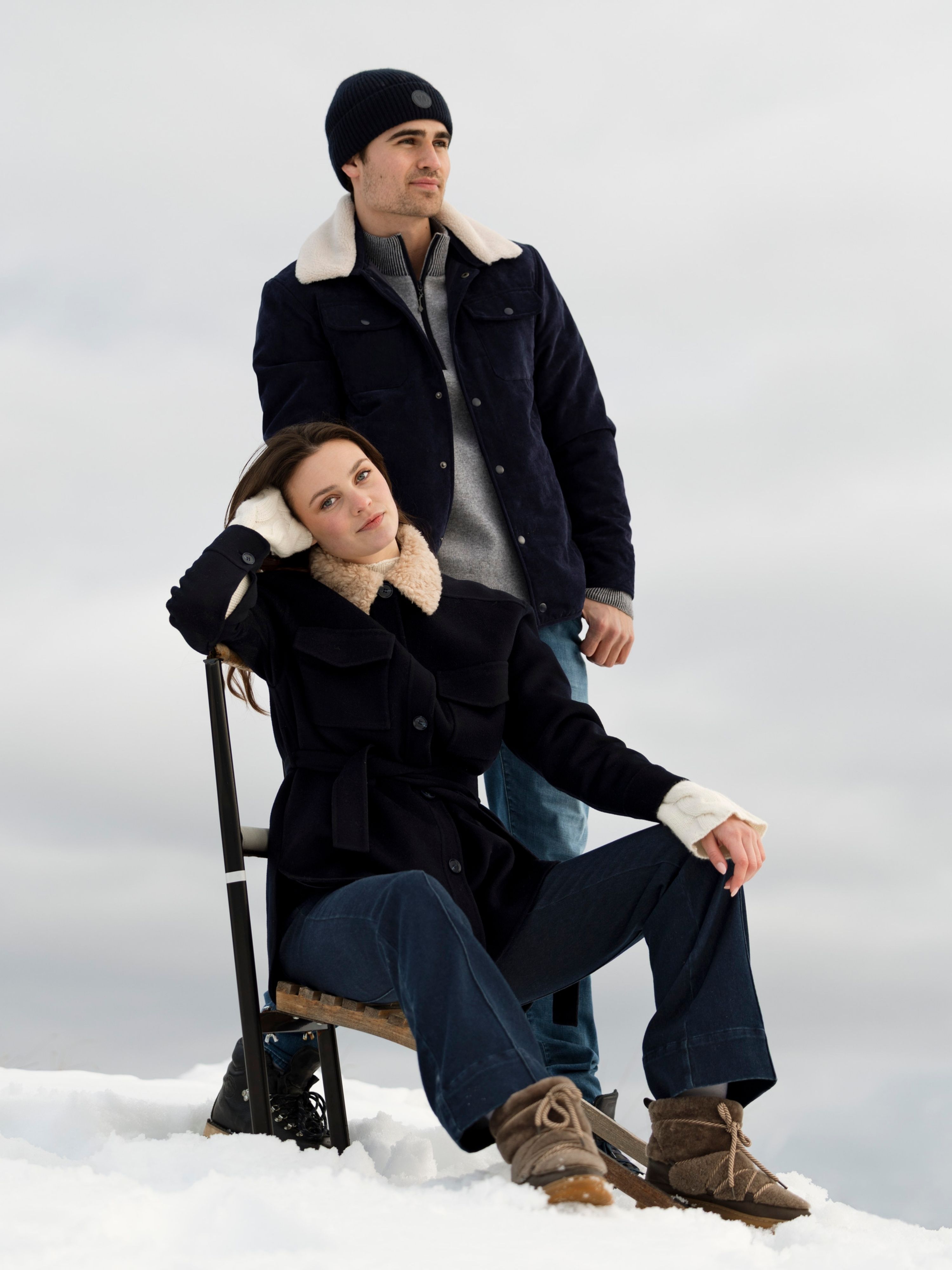 Skålatårnet Wool Jacket  Dark Blue