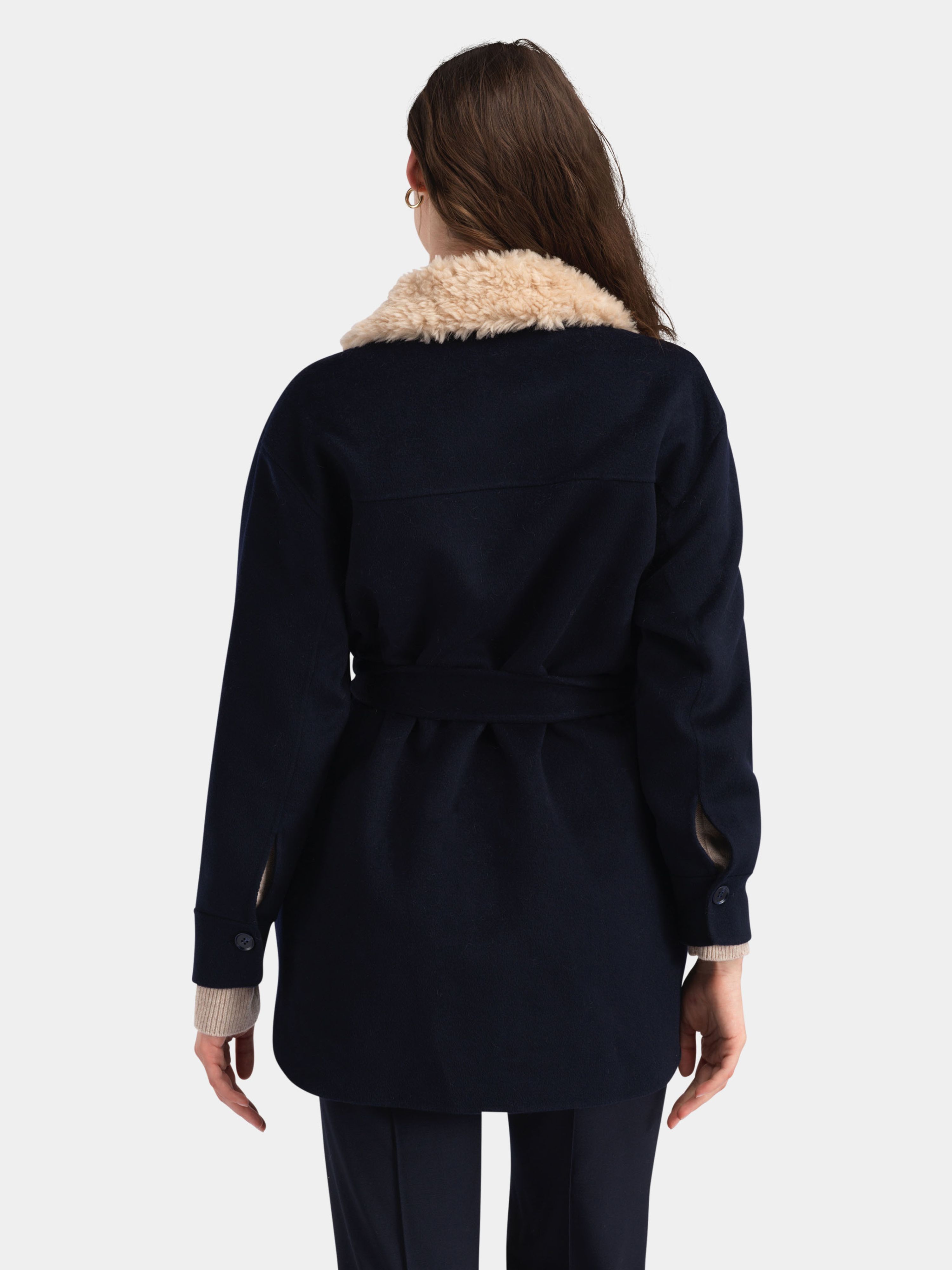 Skålatårnet Wool Jacket  Dark Blue